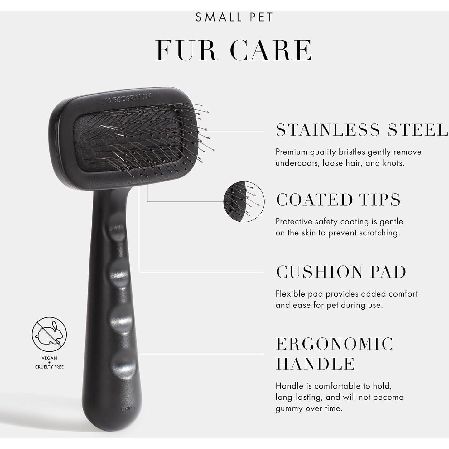 Cepillo Slicker para Perros y Gatos Tweezerman Pequeño