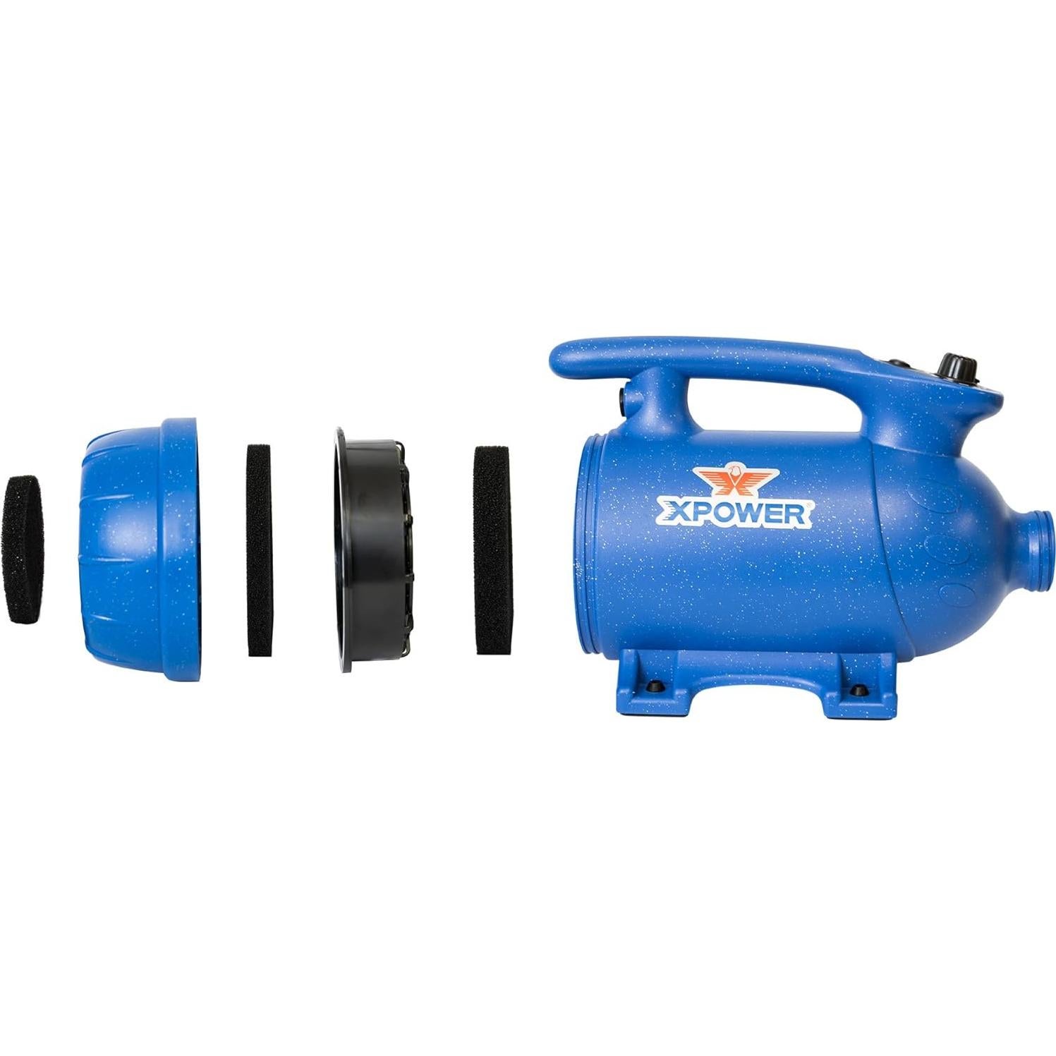 Secador Profesional para Mascotas XPOWER B-24 3 HP Silencioso