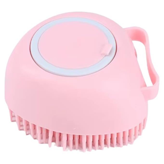 Cepillo de Spa 2 en 1 Clean Pet Rosa para Mascotas