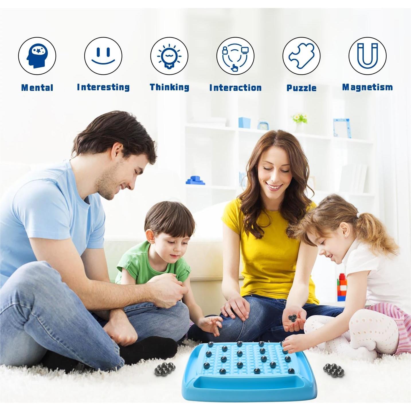 Juego de Ajedrez Magnético Hcusus 40 Piezas Portátil