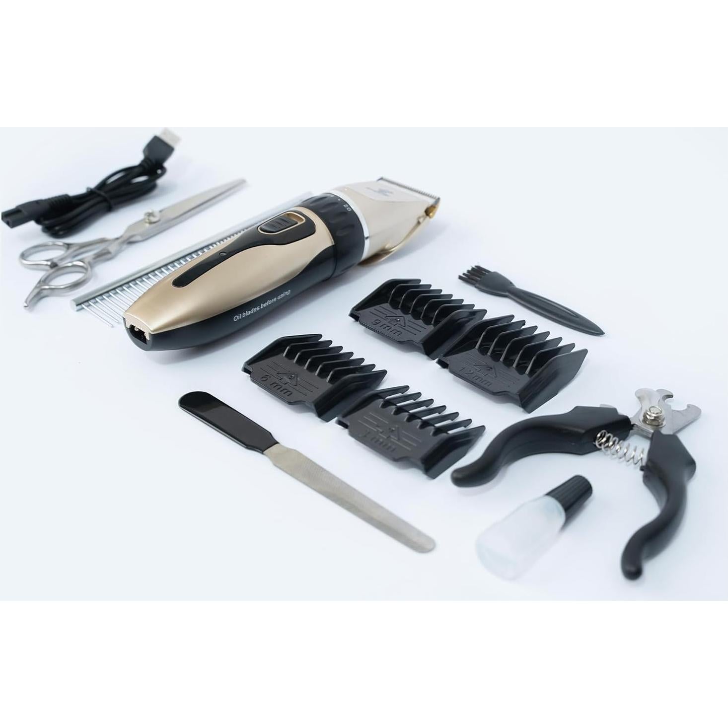 Kit de Aseo para Perros BougiePaw - Cortadoras Inalámbricas y Accesorios