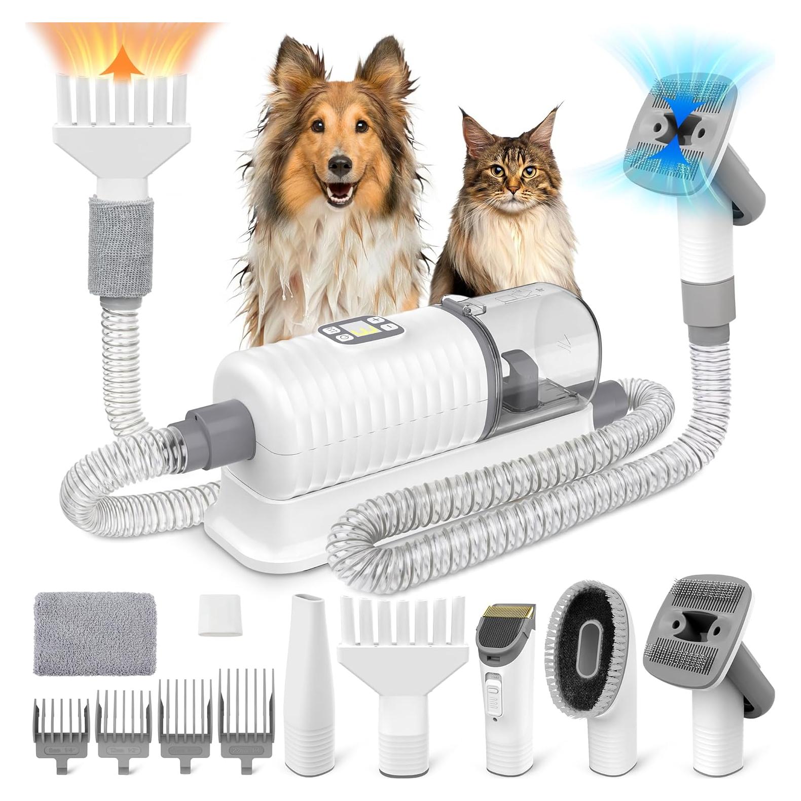 Aspiradora y Secador de Perros Toogoer 6 en 1 16000Pa