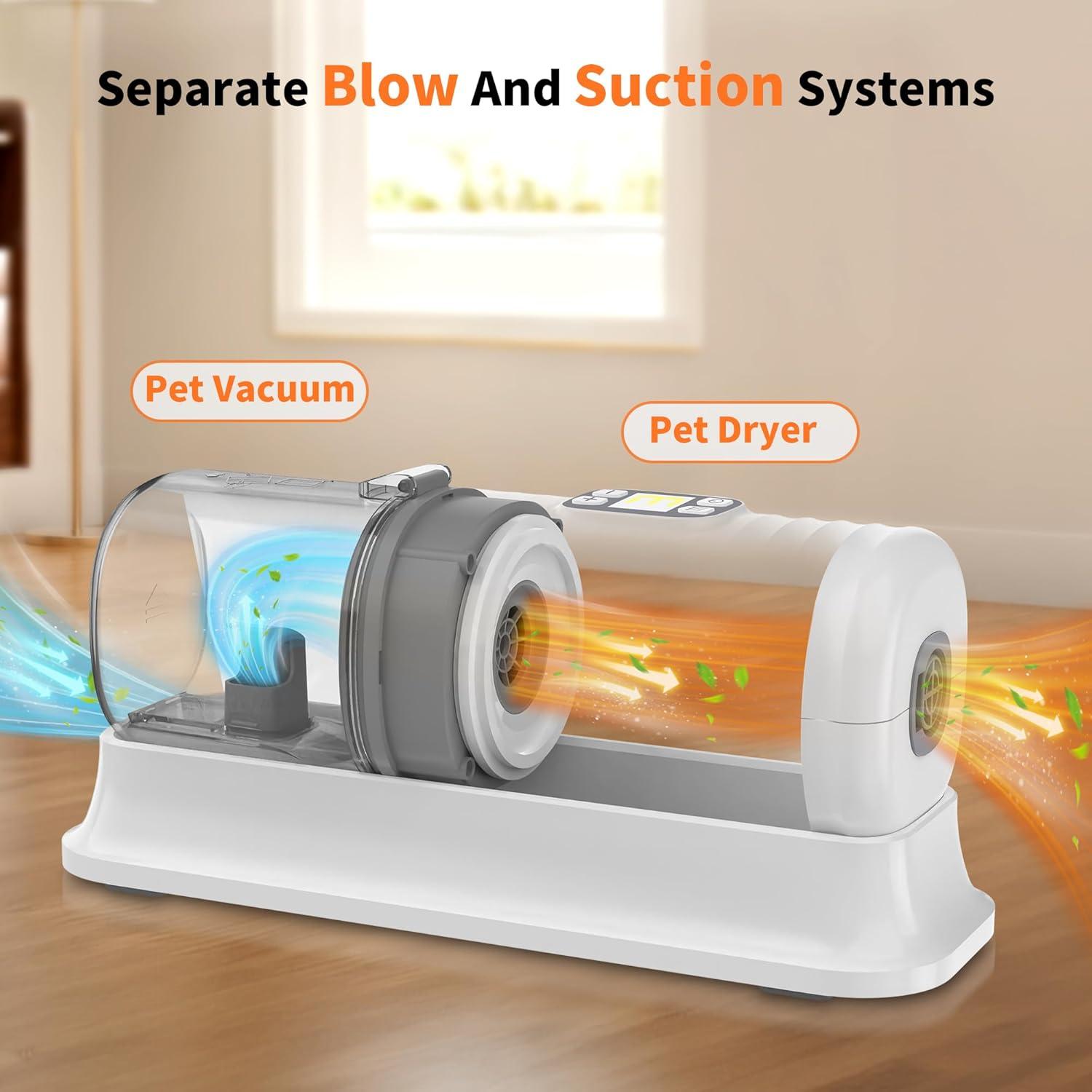 Aspiradora y Secador de Perros Toogoer 6 en 1 16000Pa