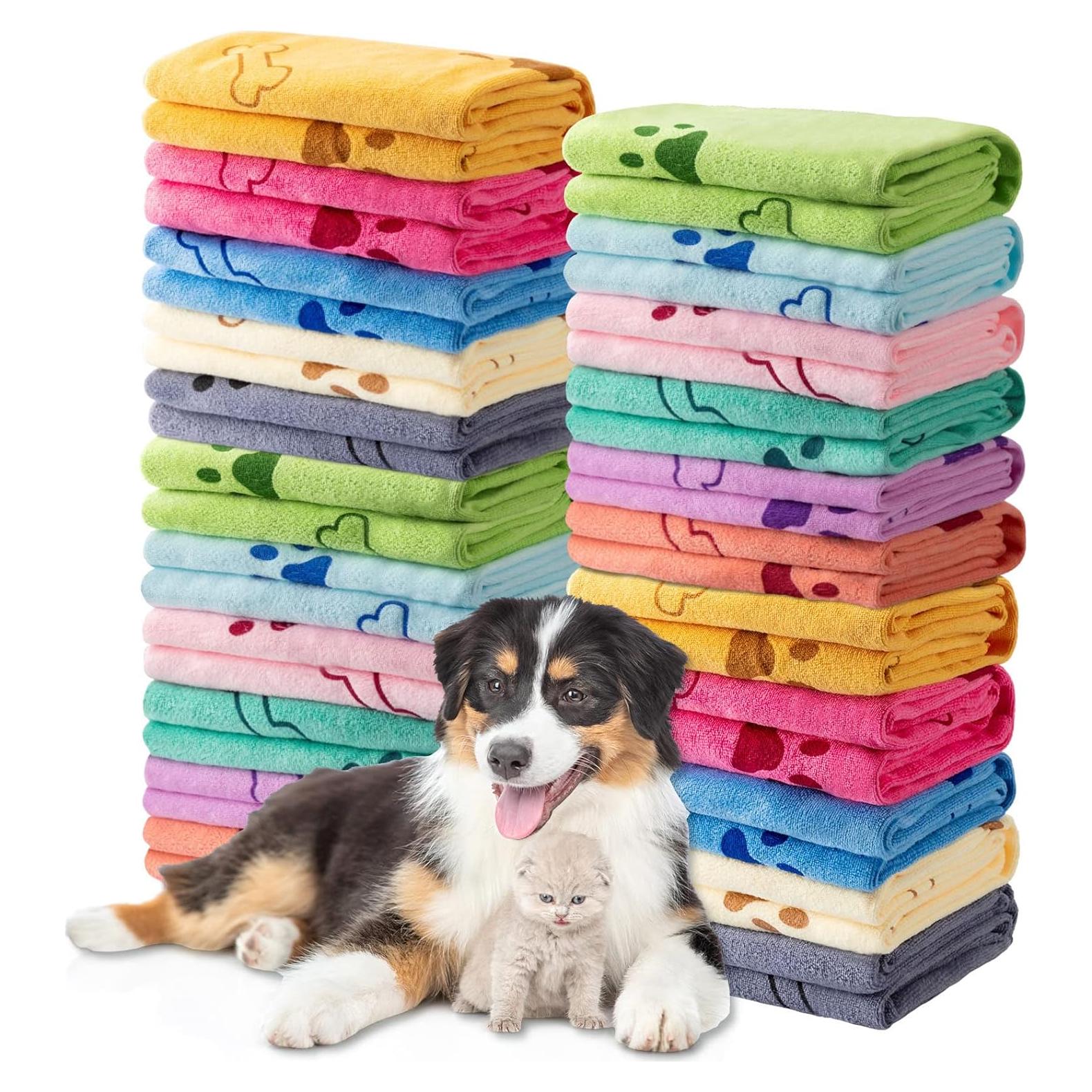 Toallas para Perros Tatuo 22 Pcs Microfibra 50x100 cm