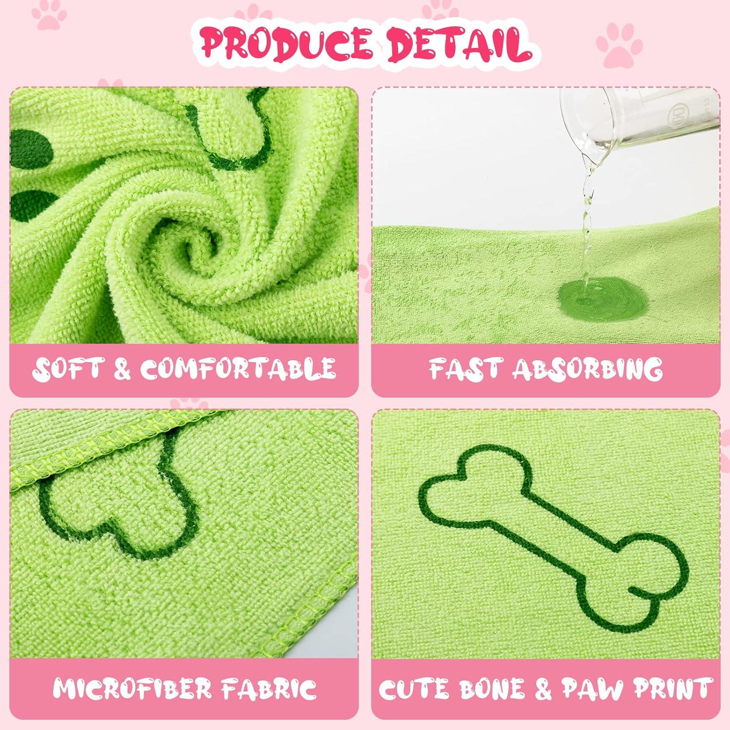 Toallas para Perros Tatuo 22 Pcs Microfibra 50x100 cm