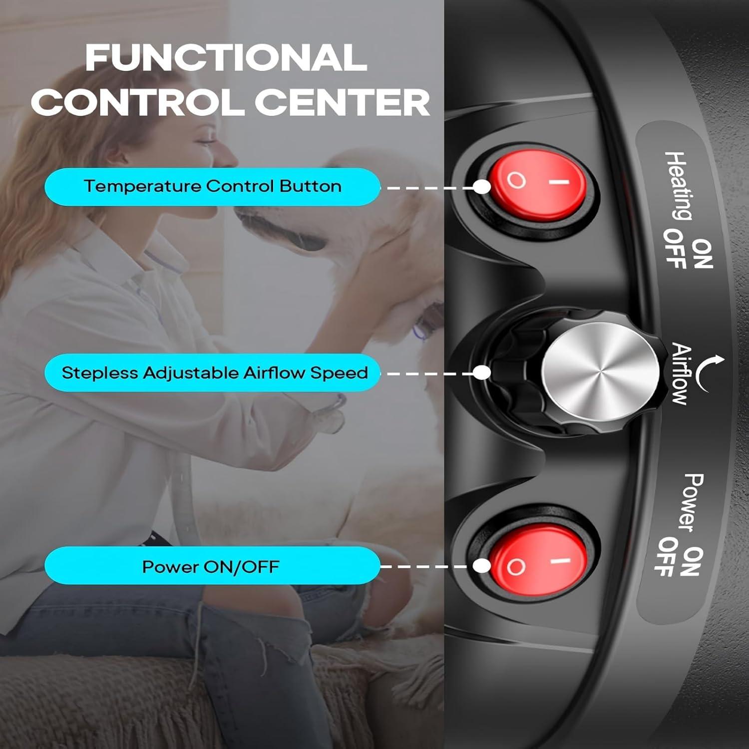 Secador de Pelo para Perros CHANGZHOU 5.2HP 3800W Ajustable