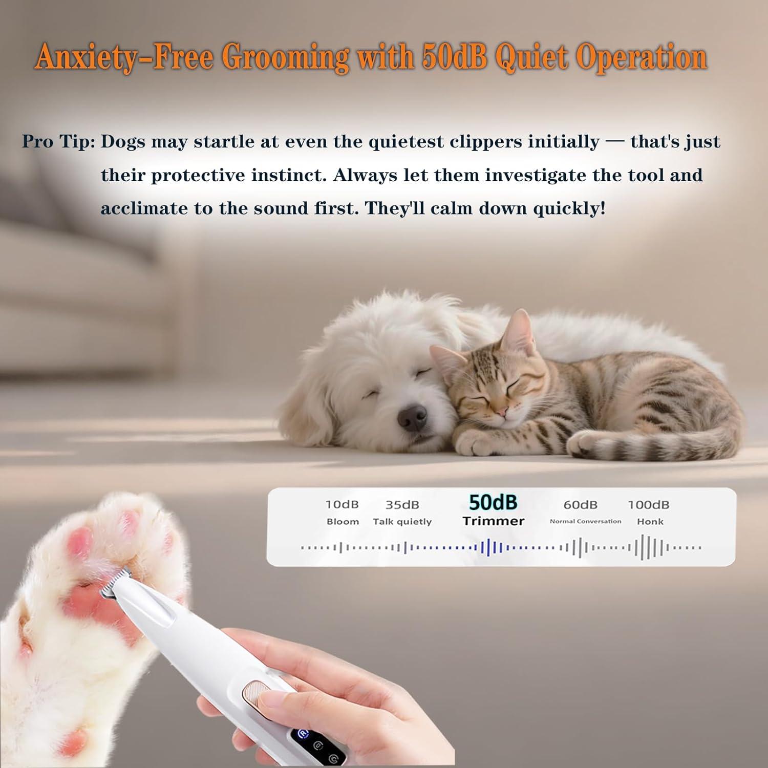 Cortadora de Uñas Eléctrica Cofiabby para Perros y Gatos