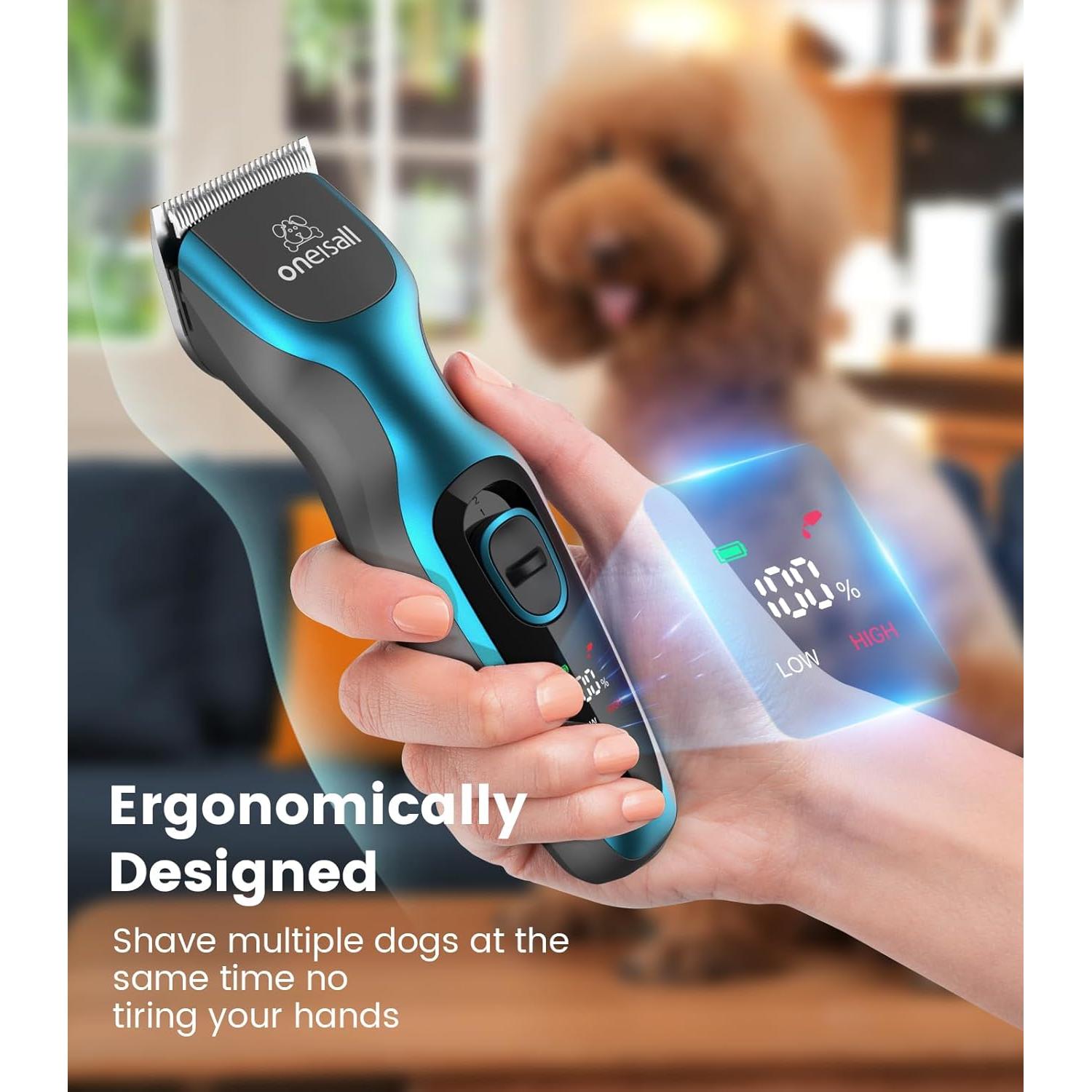 Cortapelos para Perros Oneisall DTJ001 2 Velocidades 50dB