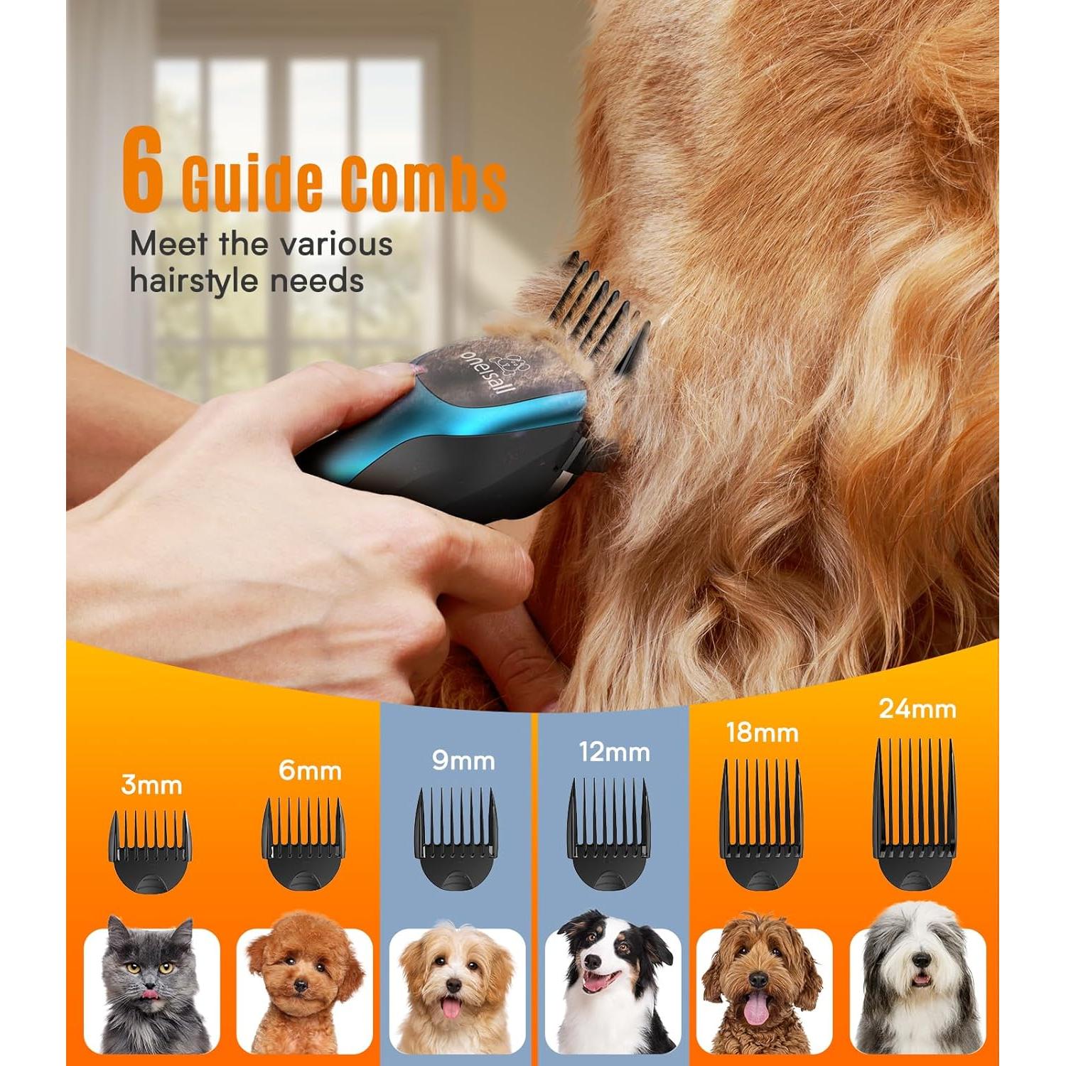 Cortapelos para Perros Oneisall DTJ001 2 Velocidades 50dB