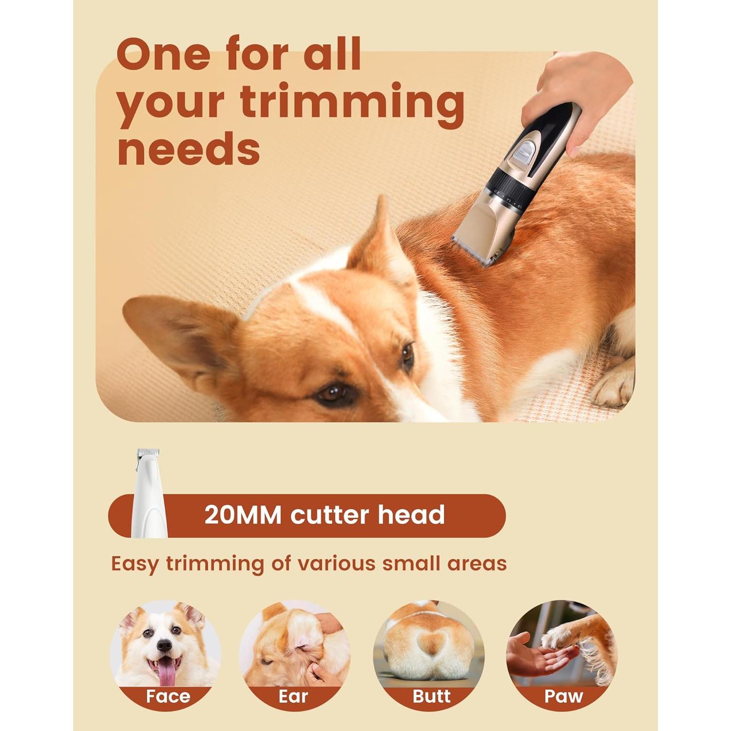 Kit de Aseo para Perros PAPMINI Inalámbrico 2 en 1