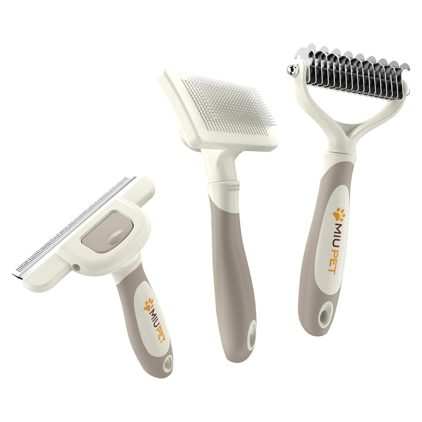 Kit de Aseo Profesional MIU PET para Perros y Gatos Pelo Largo