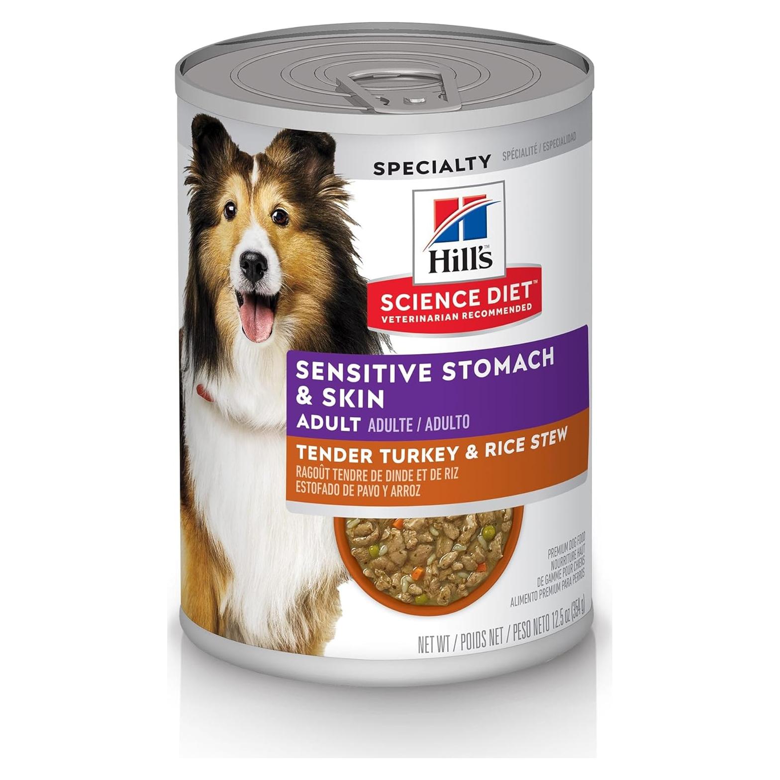 Comida Húmeda para Perros Hill's 12 Latas Guiso Pavo Arroz