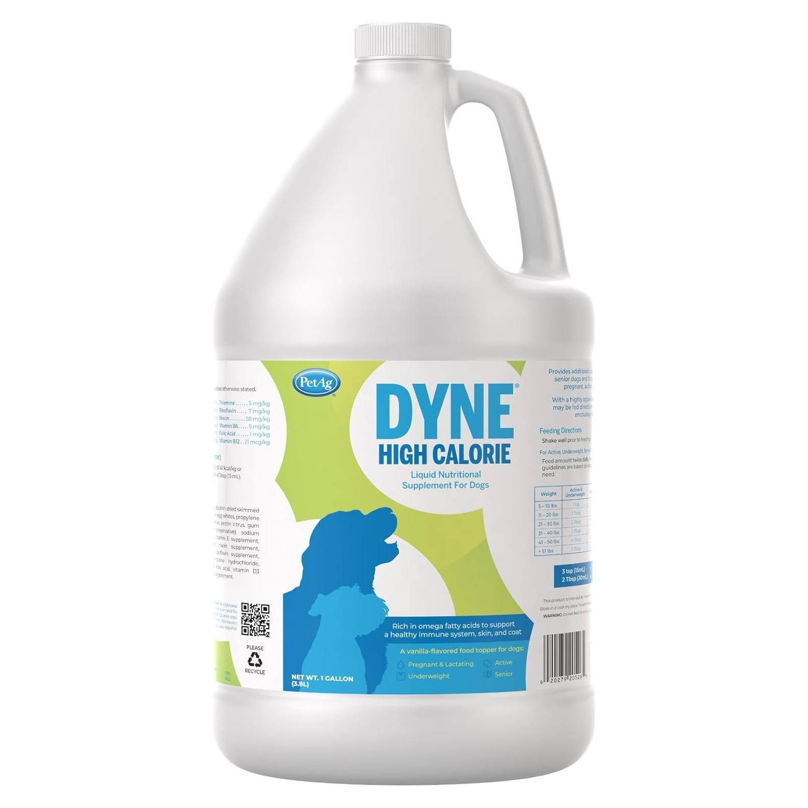 Suplemento Nutricional Líquido PetAg Dyne 3,63 kg para Perros