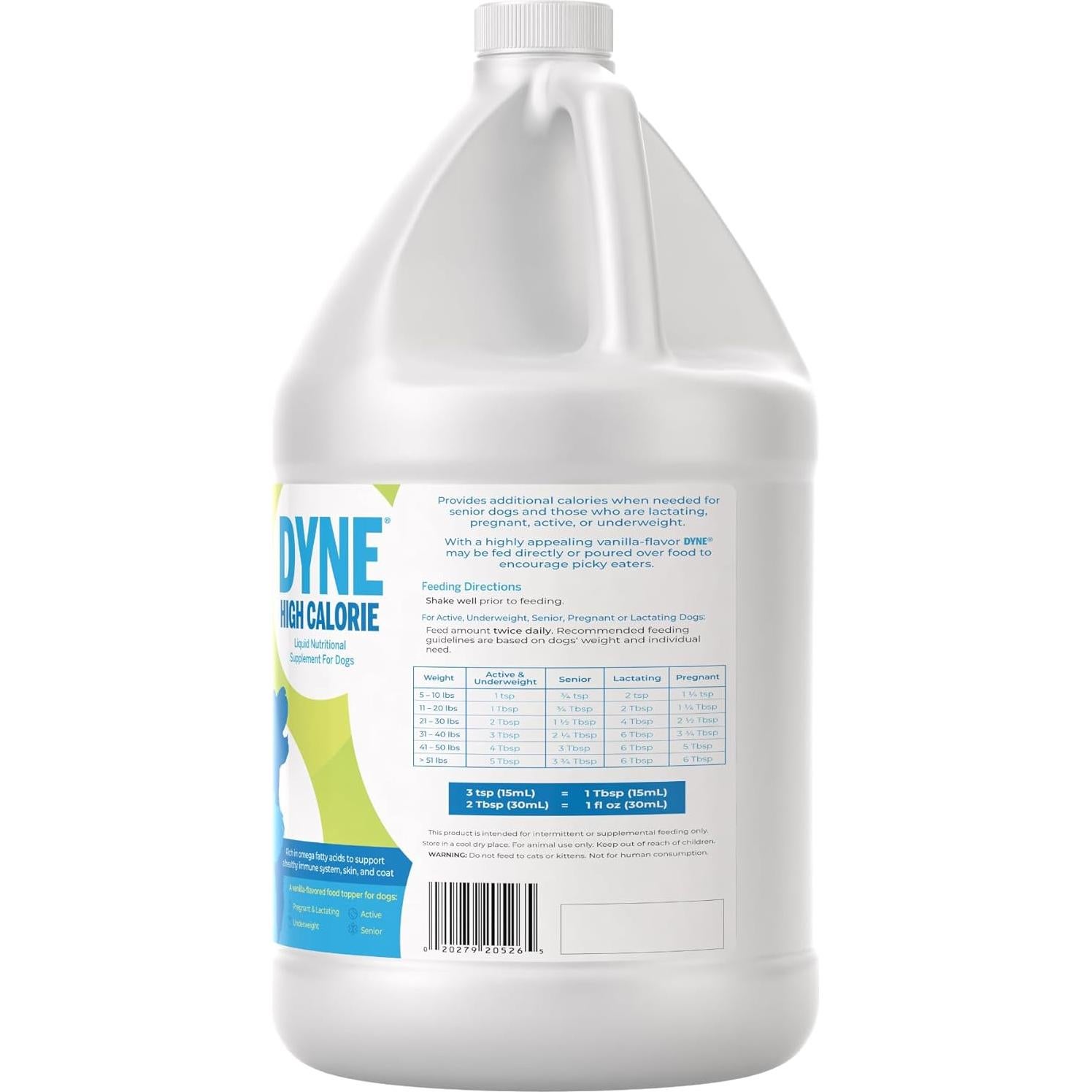 Suplemento Nutricional Líquido PetAg Dyne 3,63 kg para Perros