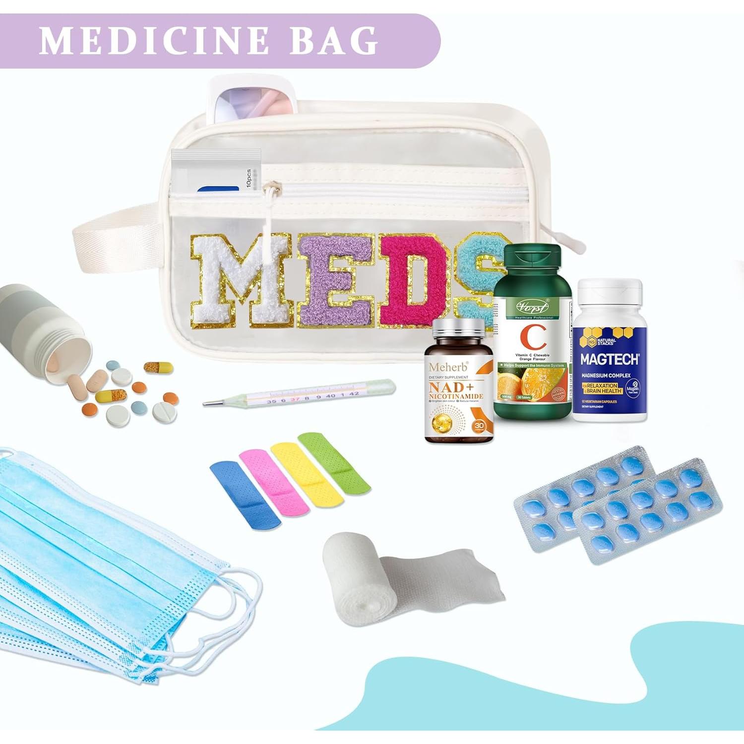 Bolsa Organizadora de Medicamentos COSHAYSOO Transparente