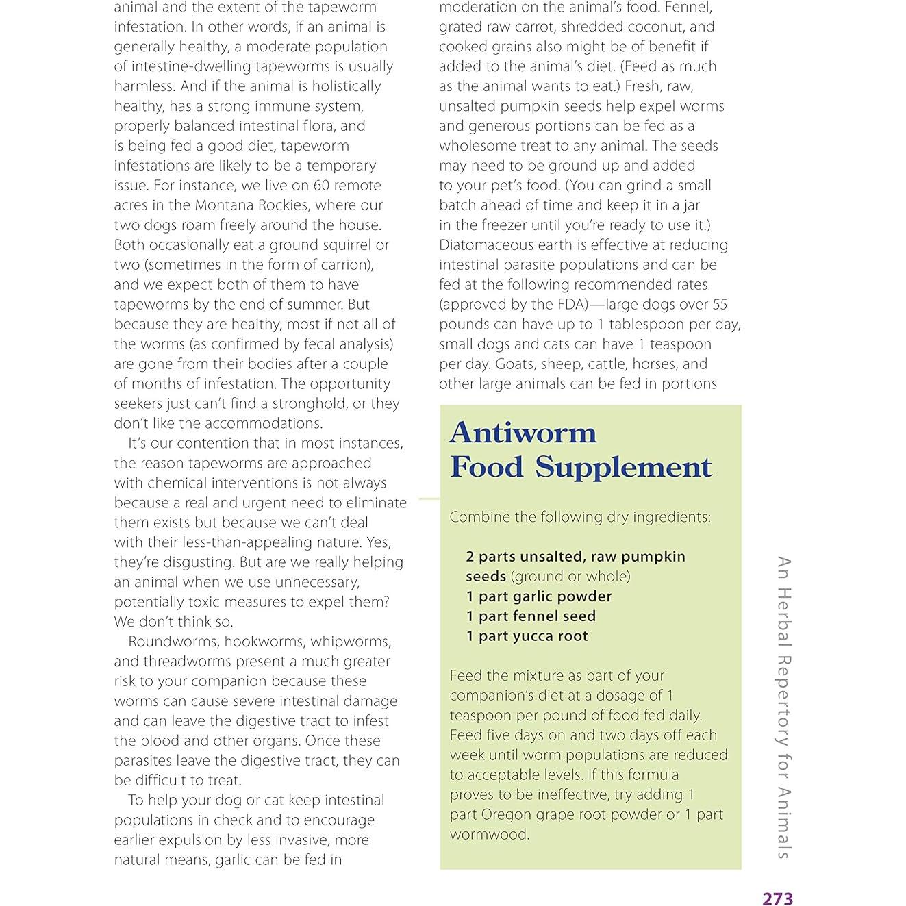 Herbs for Pets: The Natural Way to Enhance Your Pet's Life (CompanionHouse Books) A-Z Guide to Medicinal Plants, Holistic Recipes, and Nutritional Supplements for Dogs, Cats, Horses, Birds, and More