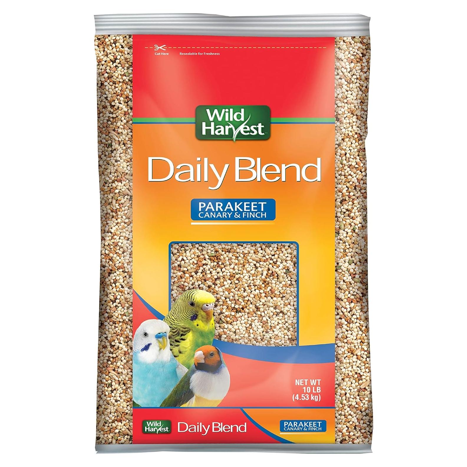 Mezcla Diaria Nutrición Wild Harvest para Aves 4,54 kg Naranja