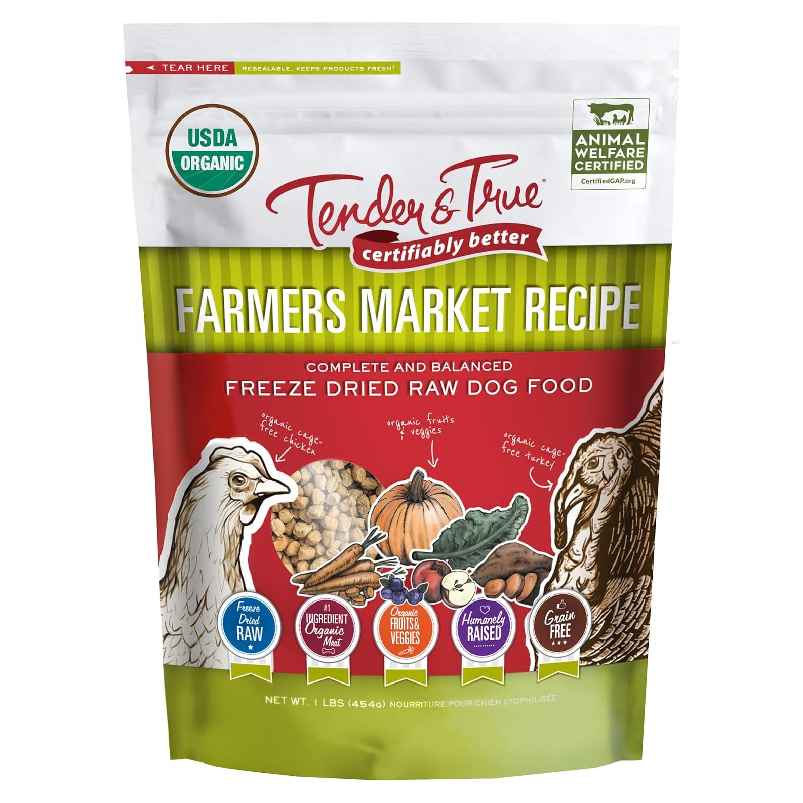 Comida para Perros Cruda Liofilizada Tender & True 0.45 kg