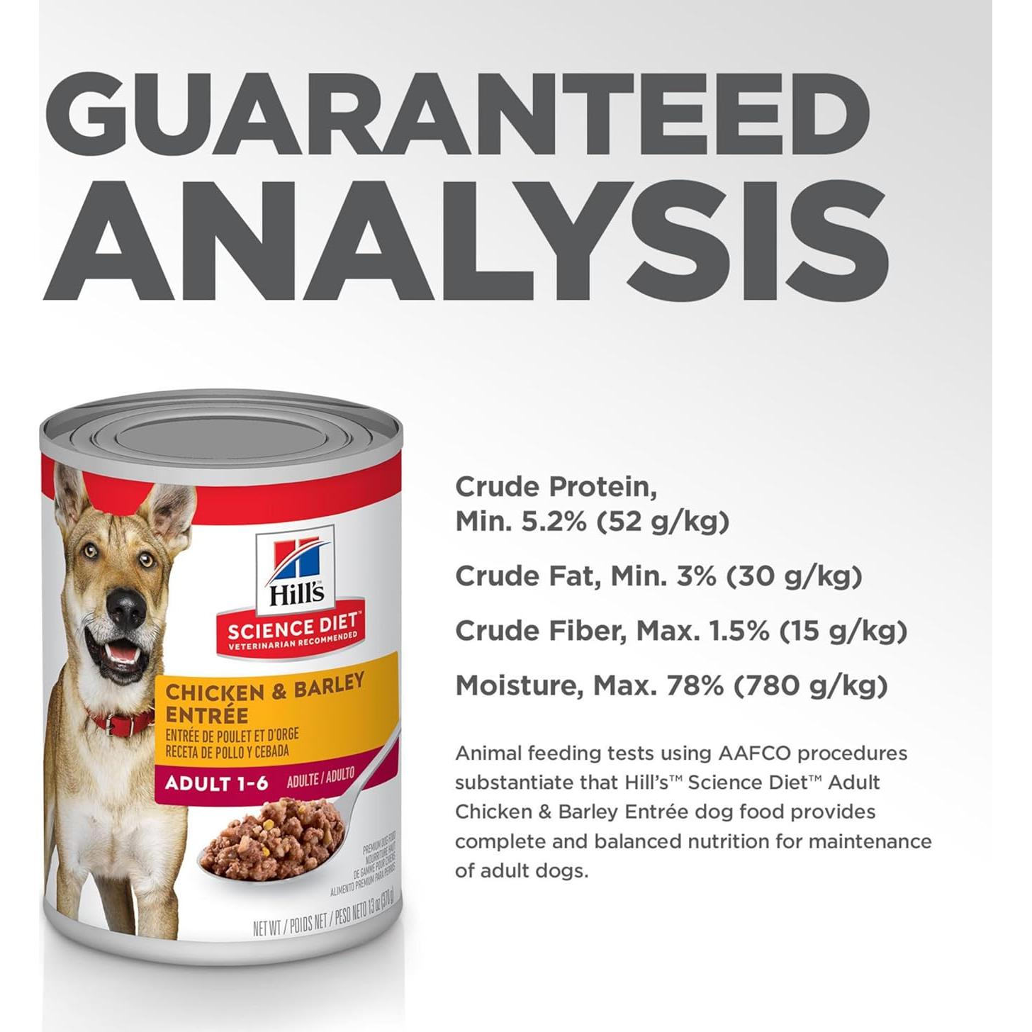 Comida Húmeda para Perros Hill's Science Diet Pollo 12 Latas