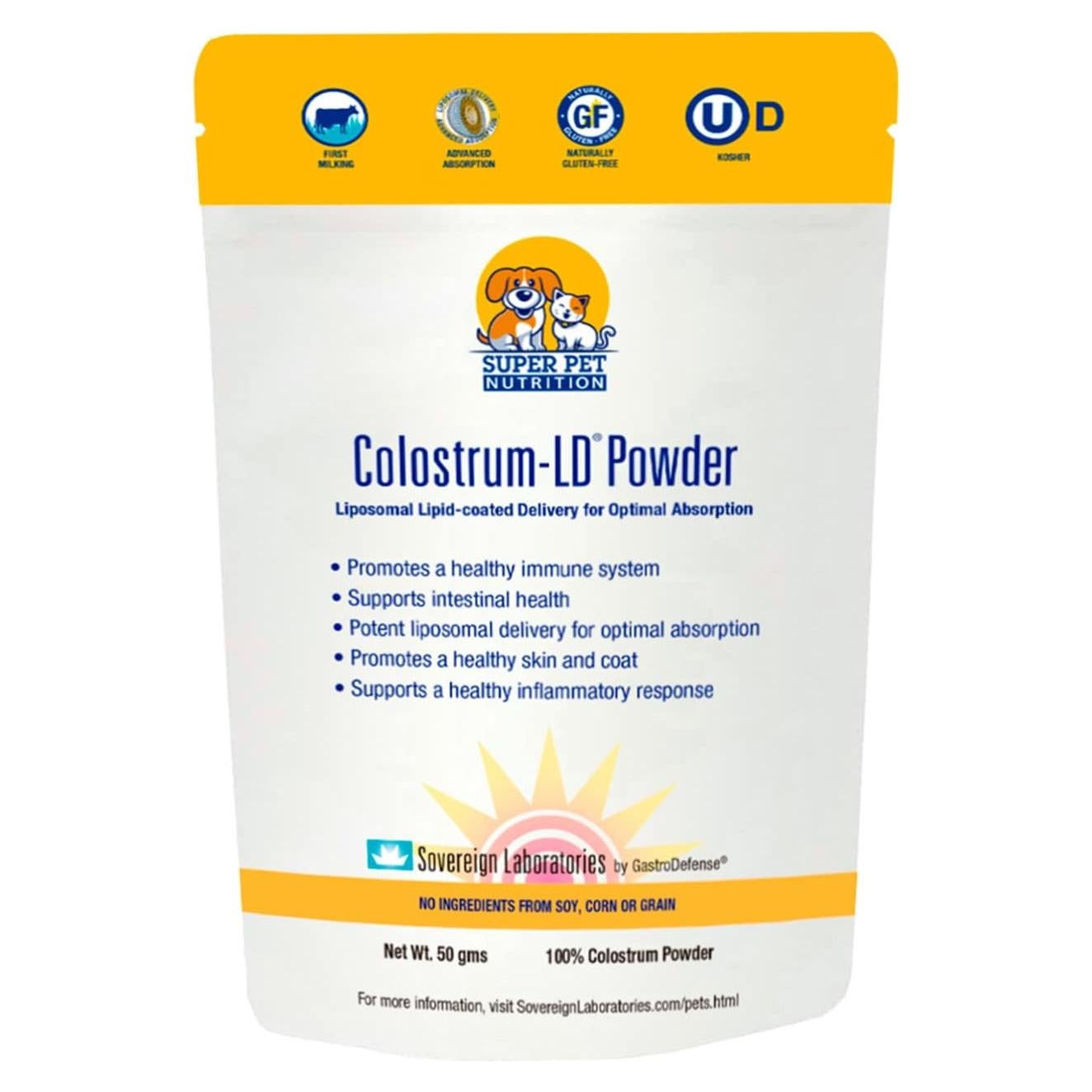 Suero de Colostro Bovino Liposomal Super Pet 50g