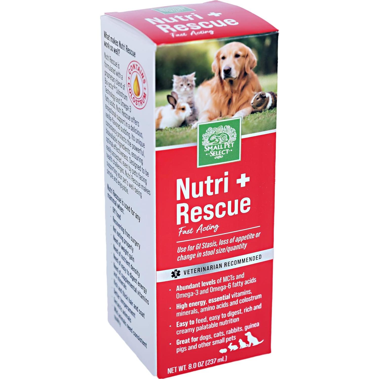 Nutri-Rescate para Mascotas Pequeñas Small Pet Select 240 ml
