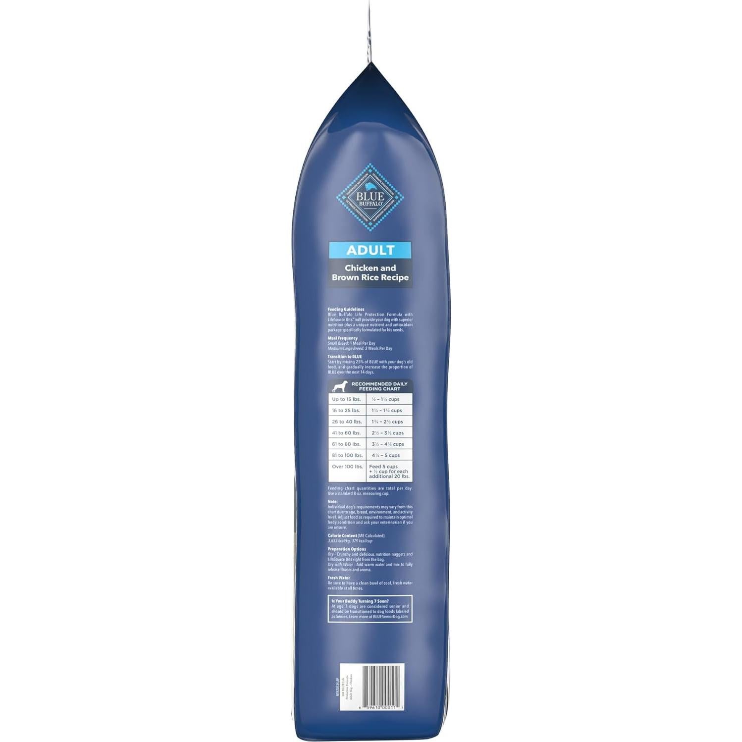 Alimento Seco para Perros Blue Buffalo Pollo y Arroz 13,61 kg