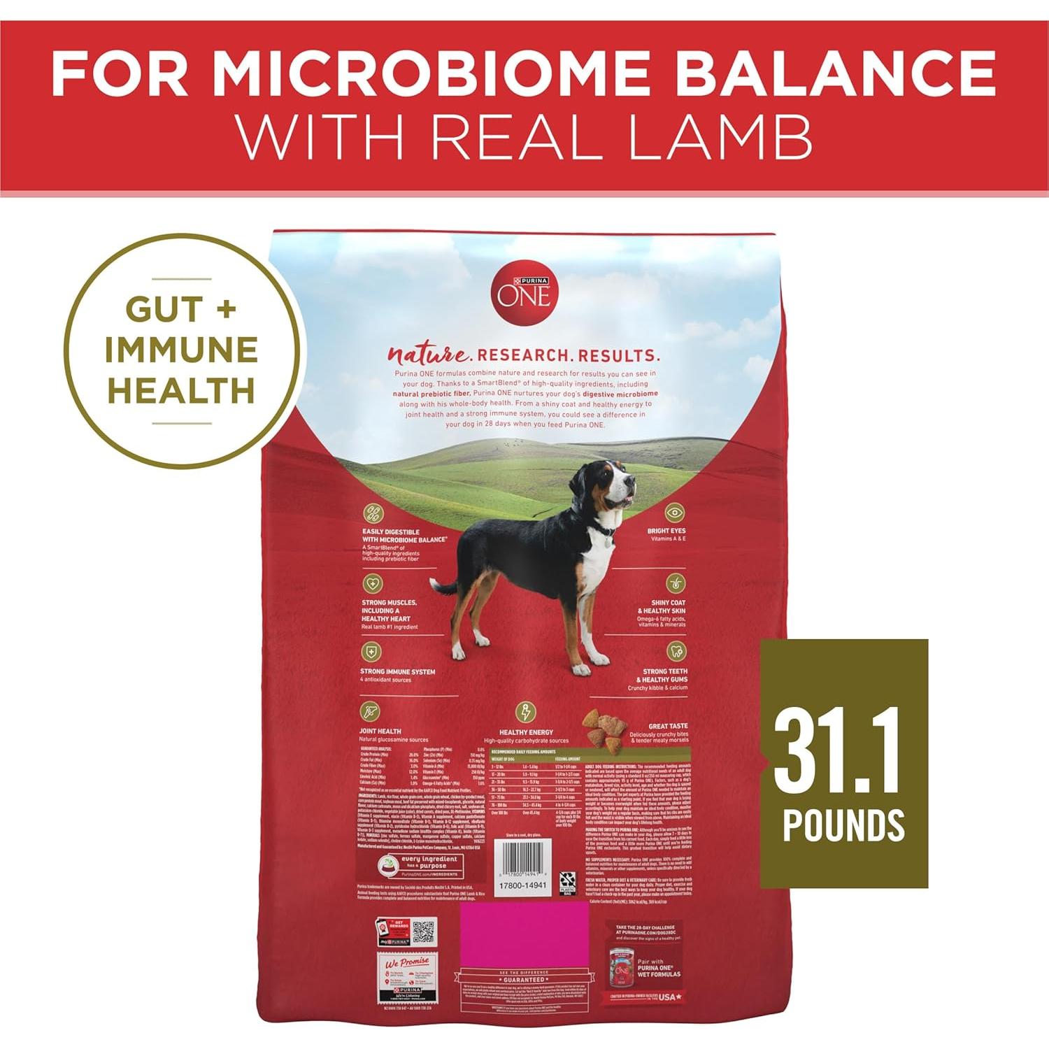 Purina ONE Comida Seca para Perros Cordero y Arroz 14 kg