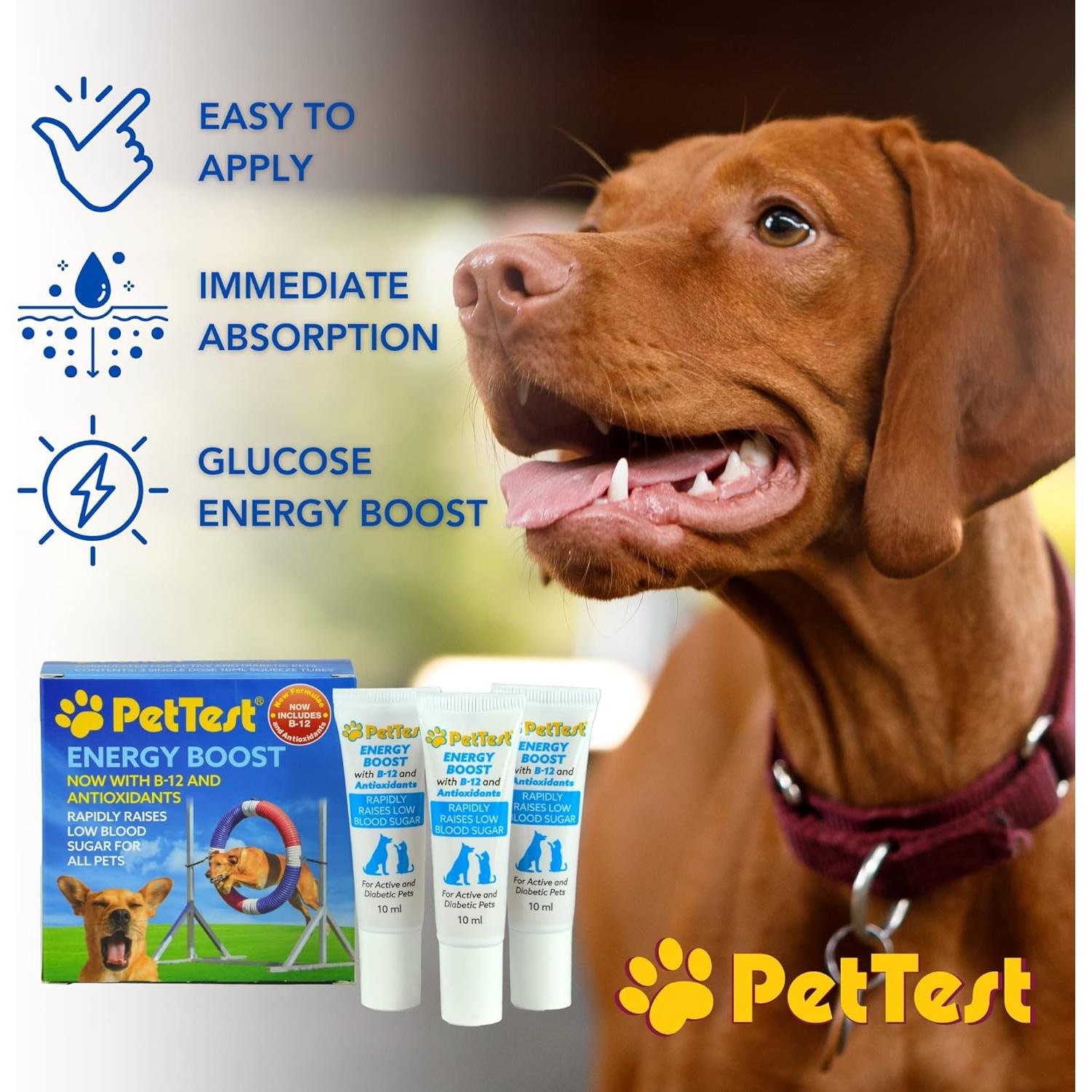 Gel de Glucosa para Mascotas Advocate PetTest 3x10ml