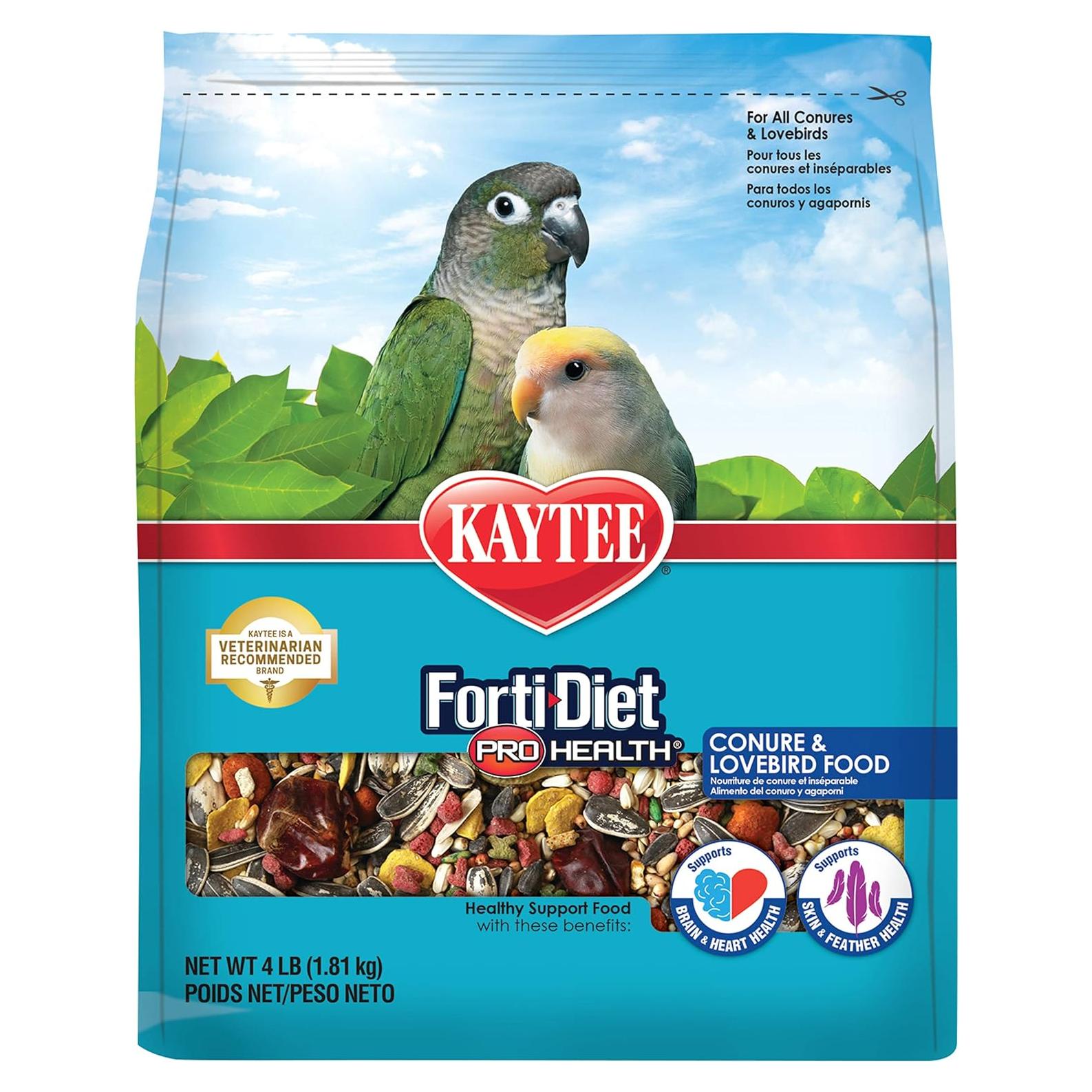 Comida para Conures y Lovebirds Kaytee Forti-Diet 1.81 kg