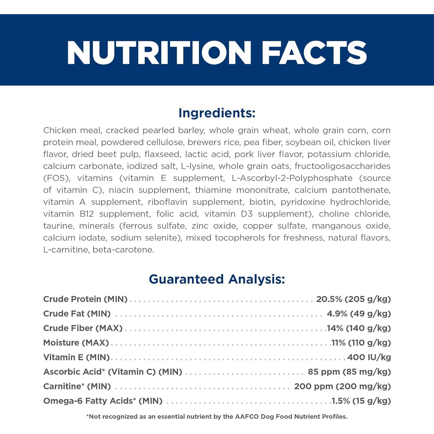 Hill's Science Diet Light 2,27 kg Croquetas Pequeñas Perros