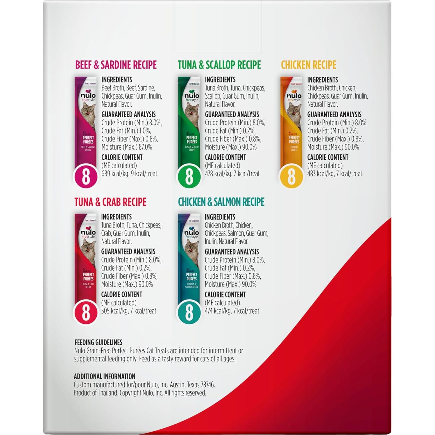 Golosinas húmedas para gatos Nulo Freestyle 40x14g