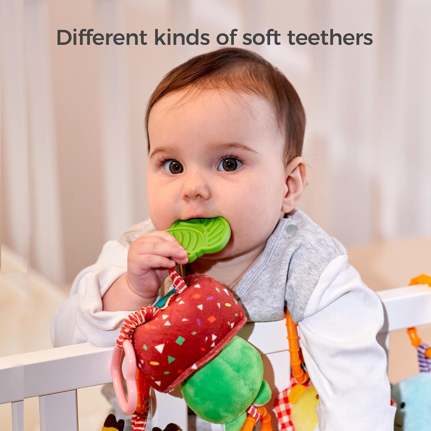 Juguetes para Bebés TUMAMA - Sonajeros de Peluche 4 Unidades