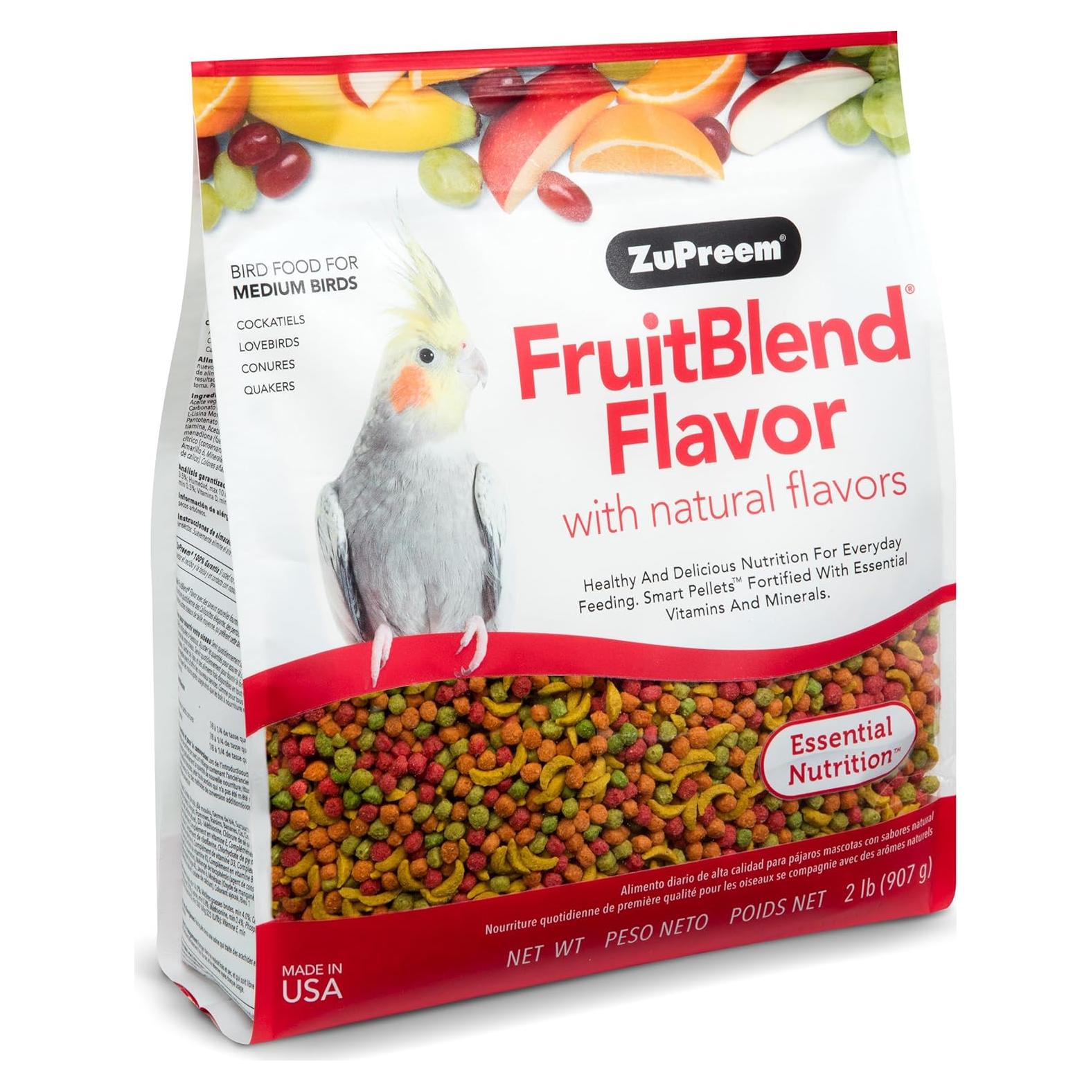 Alimento para Aves ZuPreem FruitBlend 0,91 kg Pellets