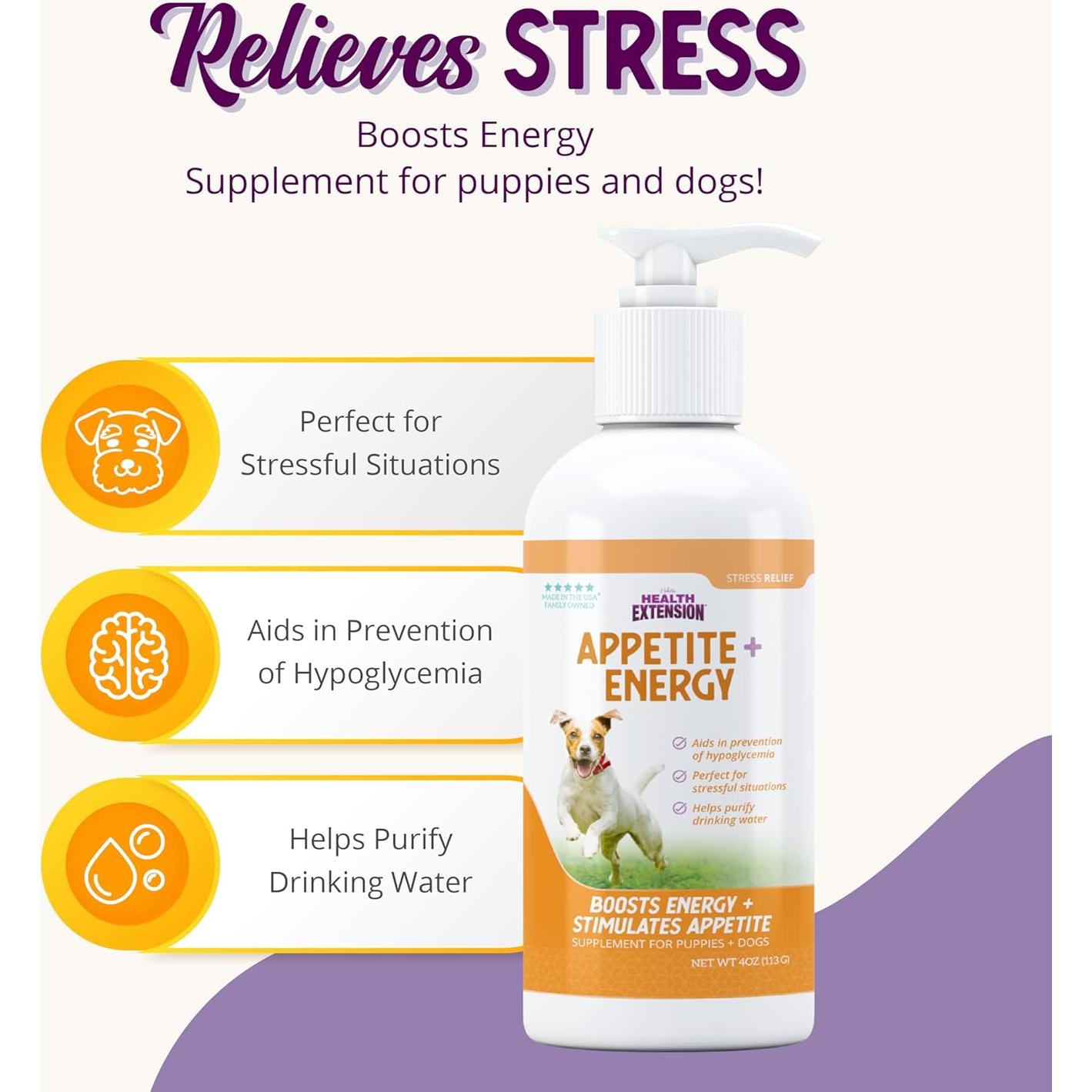 Suplemento Alivio Estrés Perros Health Extension 226g