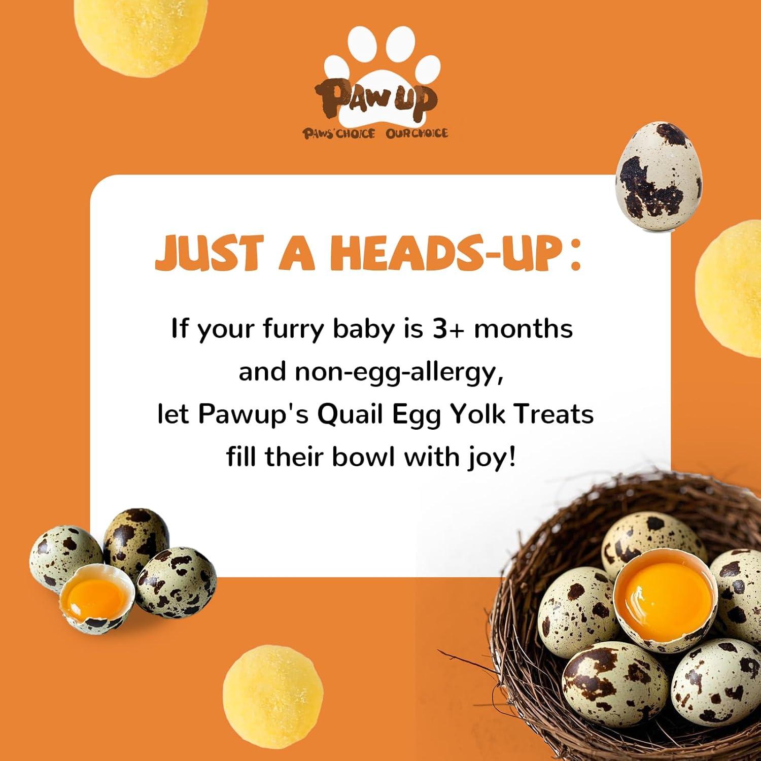 Galletas Deshidratadas para Mascotas PAWUP Yema de Huevo 260g