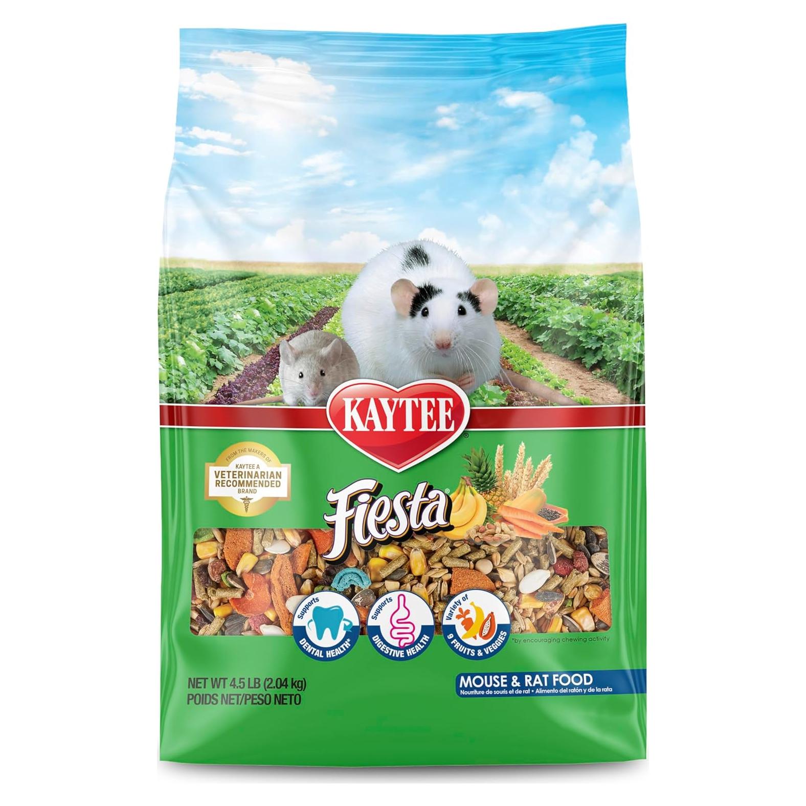 Kaytee Fiesta Comida para Ratones y Ratas 2,04 kg