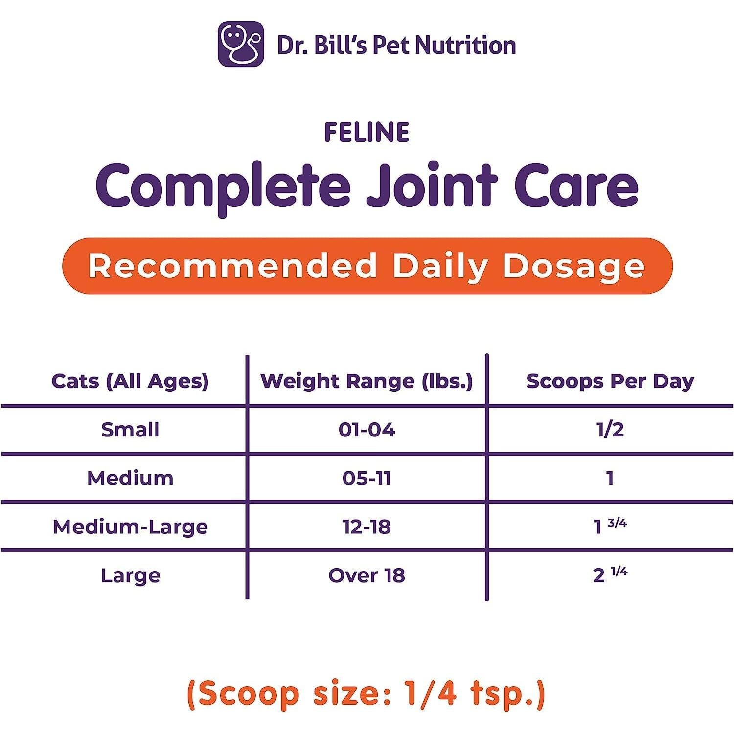 Suplemento Articulaciones Gatos Dr. Bill 85g - Cuidado Completo