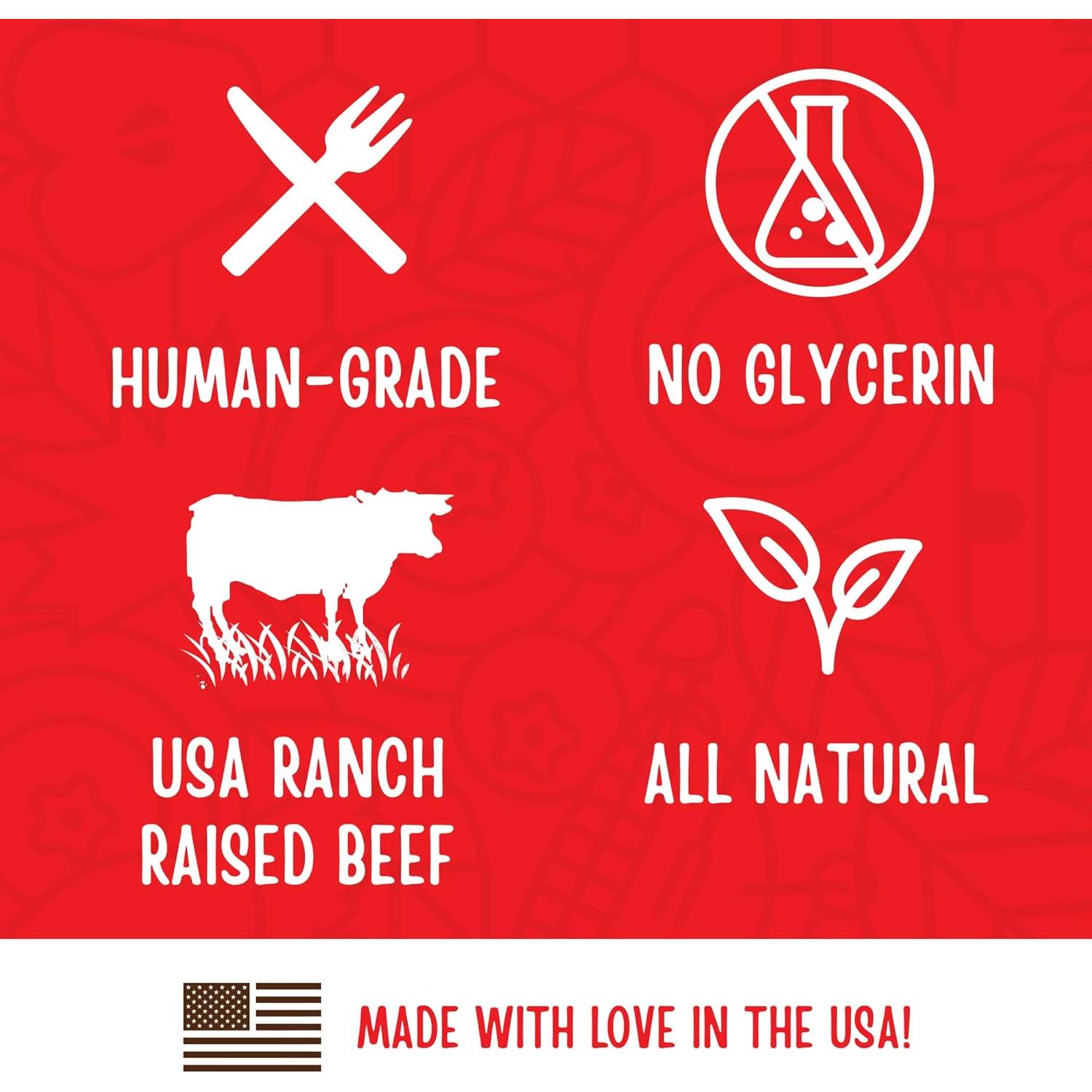 Golosinas Naturales para Perros Full Moon Res 396g