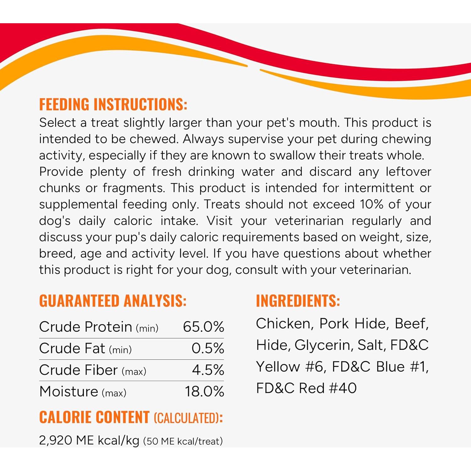 Good 'n' Fun Chews Alas Sabor Triple 340g para Perros