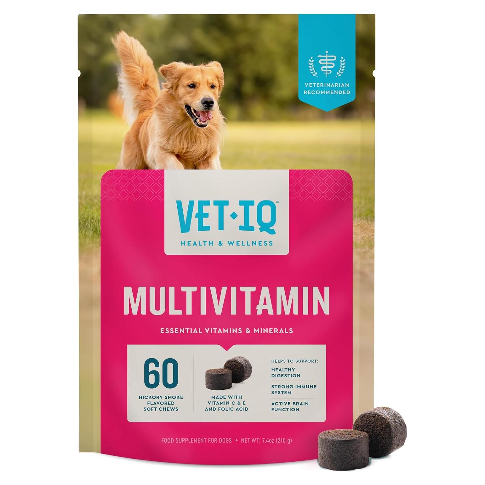 Suplemento Multivitamínico VetIQ para Perros 60 Unidades