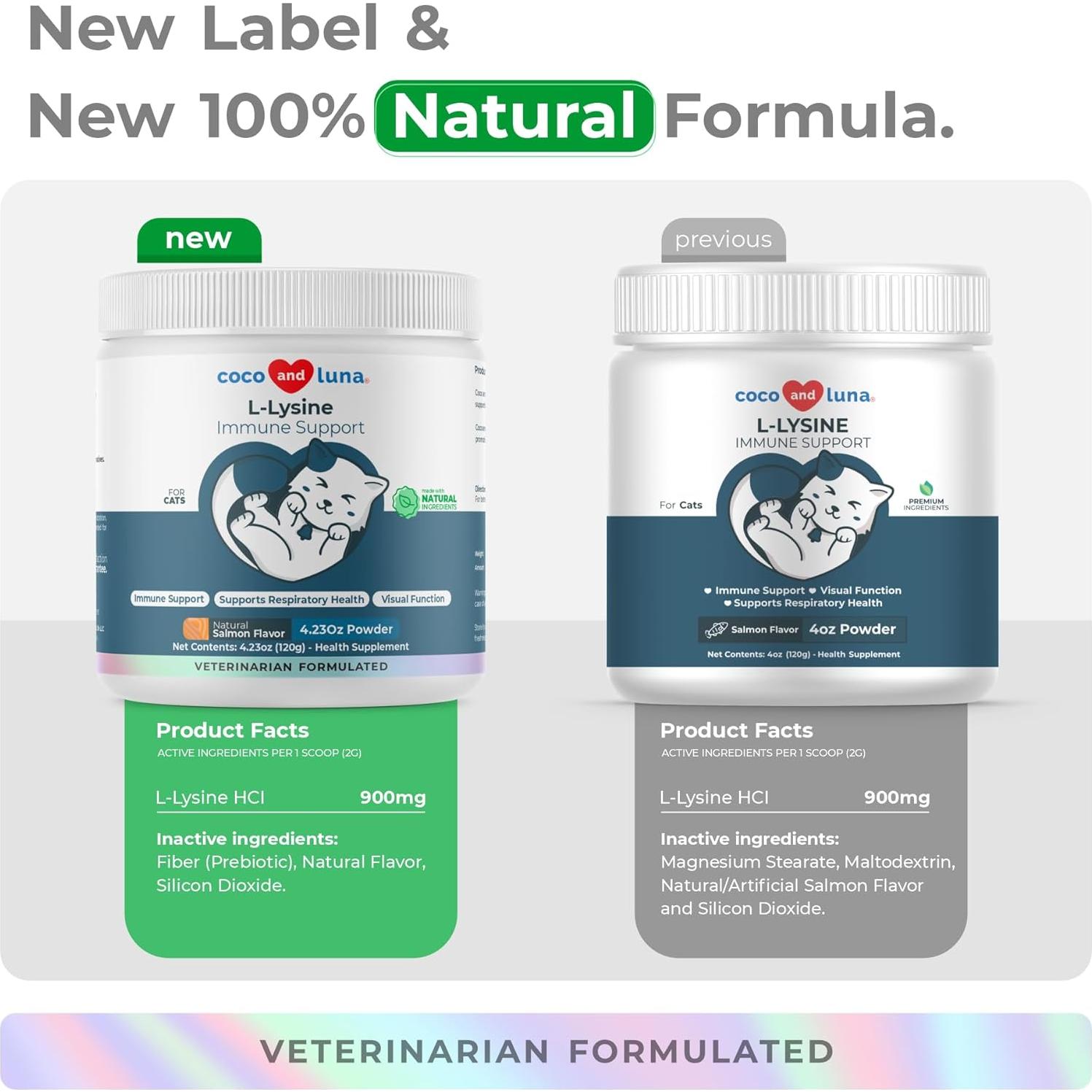 Suplemento L-Lisina para Gatos 900mg - Salud Respiratoria