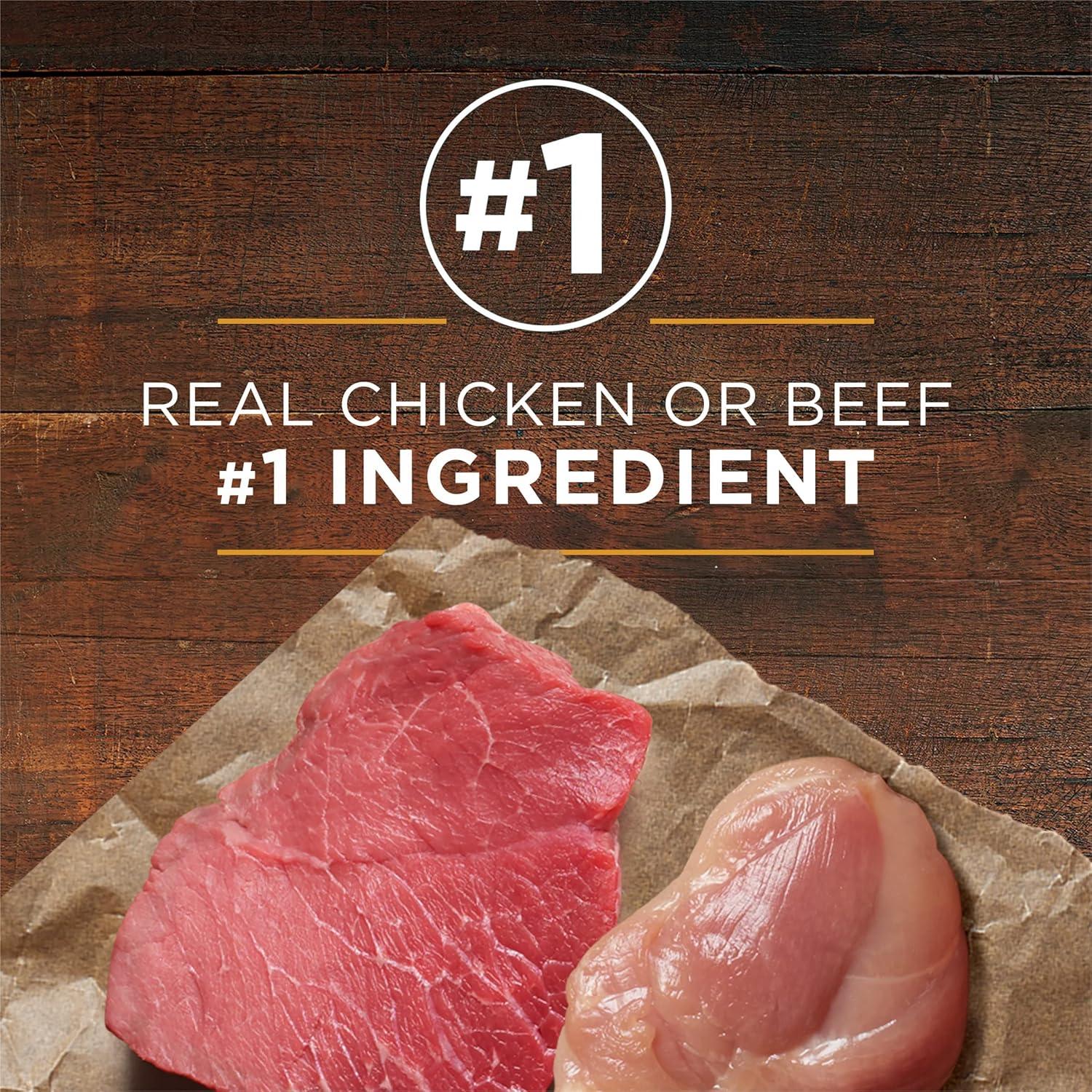 Purina ONE Comida Húmeda para Perros 6 Latas 370 g Pollo/Res