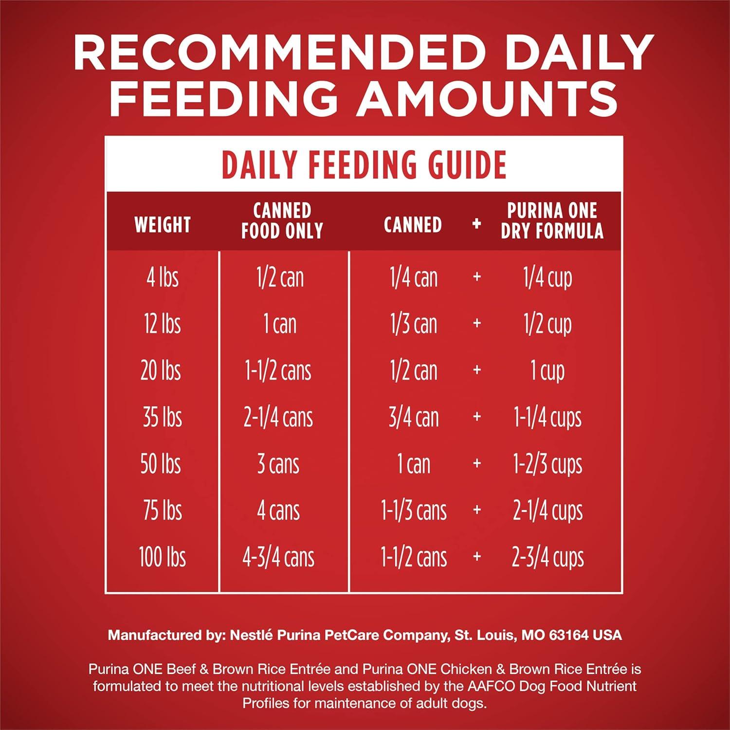 Purina ONE Comida Húmeda para Perros 6 Latas 370 g Pollo/Res