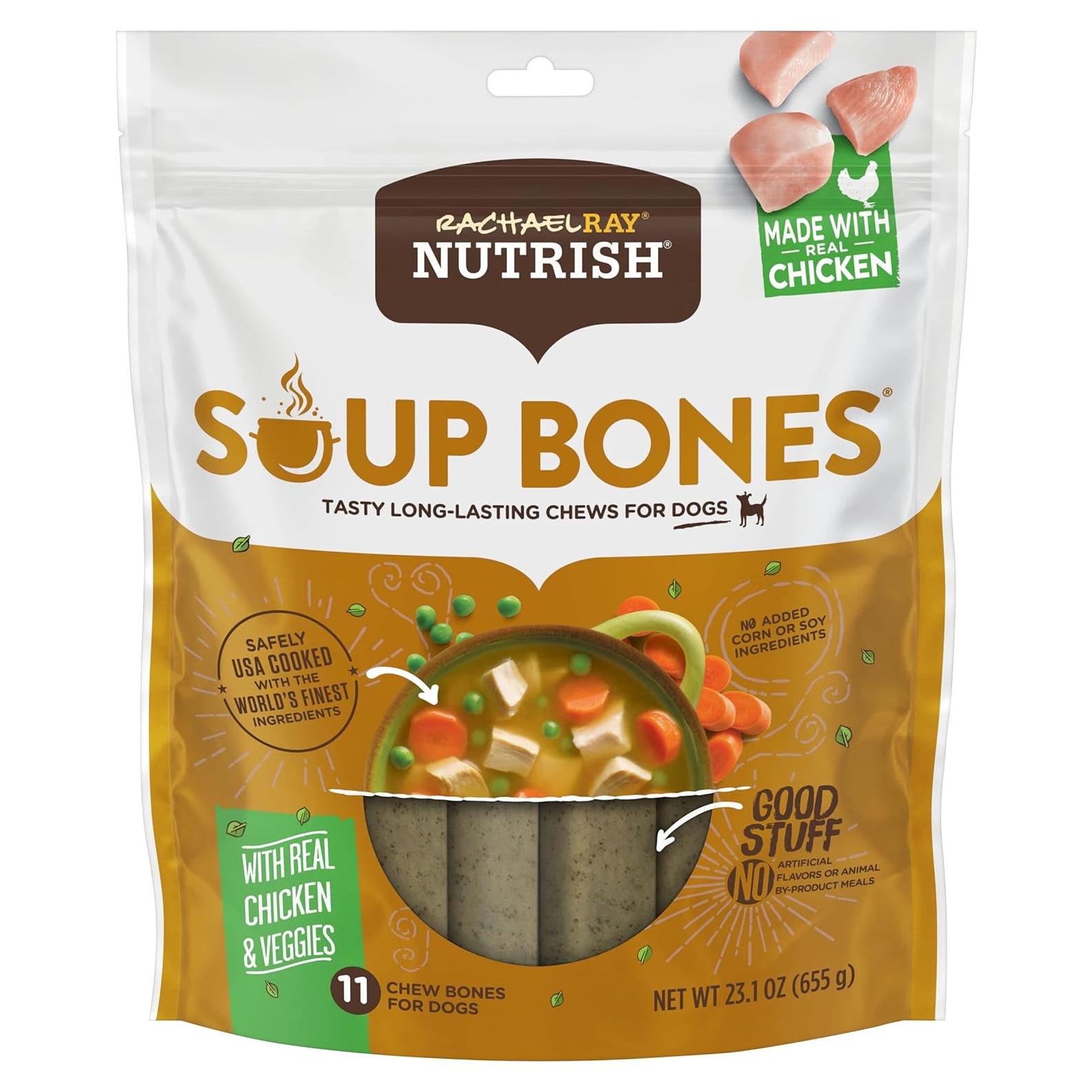 Golosinas para Perros Rachael Ray Nutrish 11 Huesos Pollo