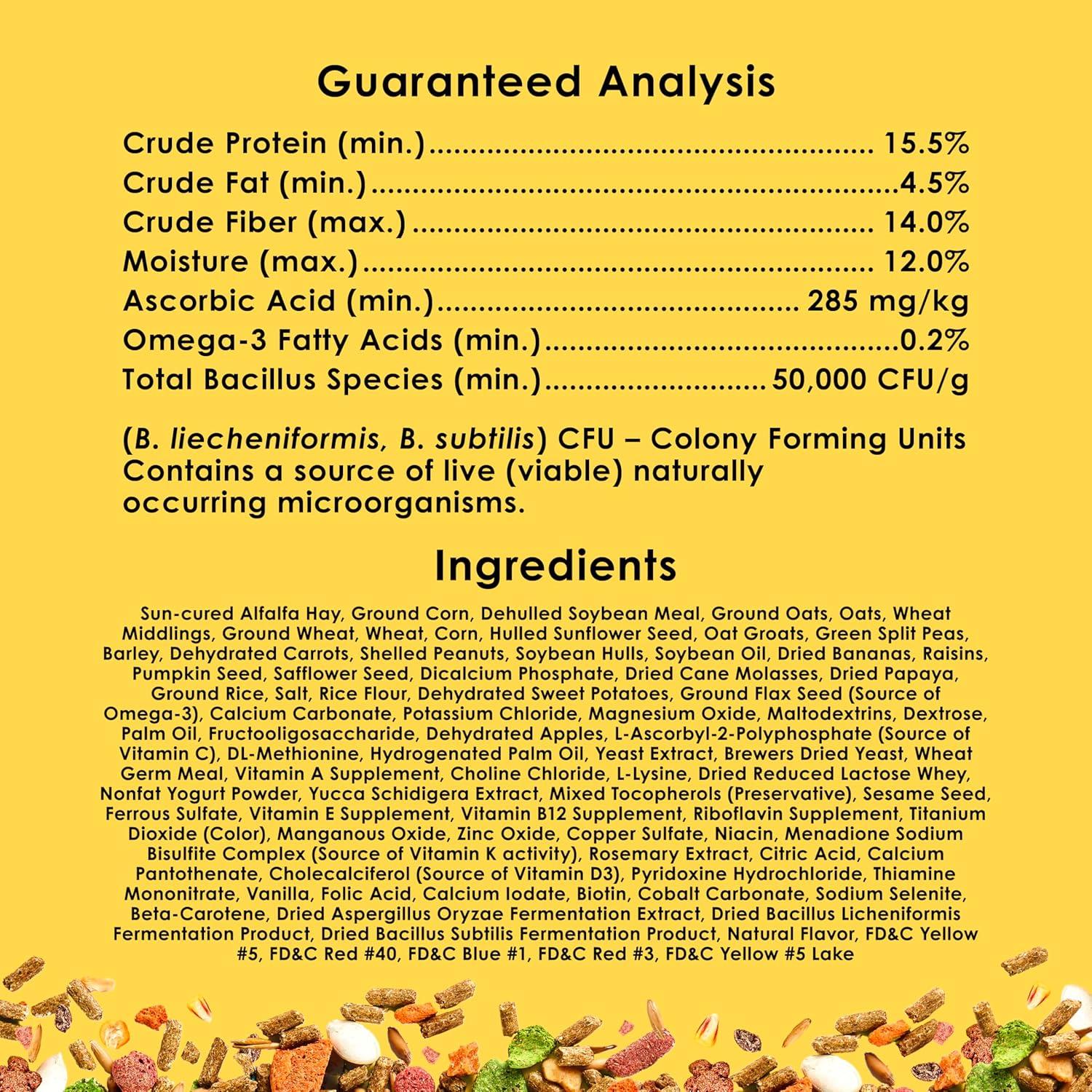 Alimento para Cobayas Kaytee Fiesta 2.04 kg Mezcla Nutritiva