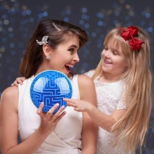 Rompecabezas 3D Laberinto YongnKids Azul - Juego Cerebral para Niños y Adultos