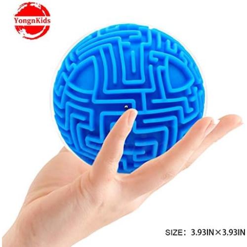 Rompecabezas 3D Laberinto YongnKids Azul - Juego Cerebral para Niños y Adultos