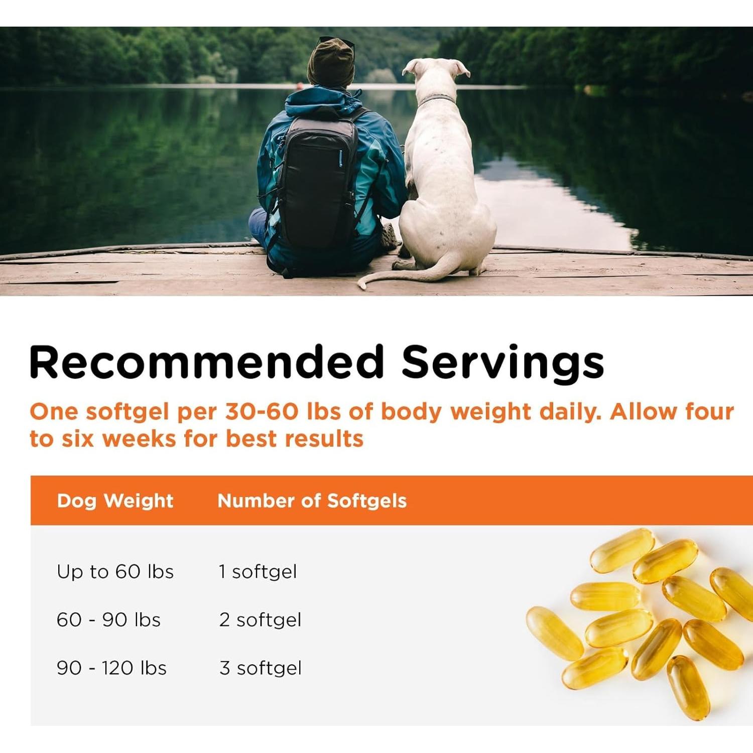 Suplemento Omega 3 Nutri-Vet para Perros 100 Cápsulas