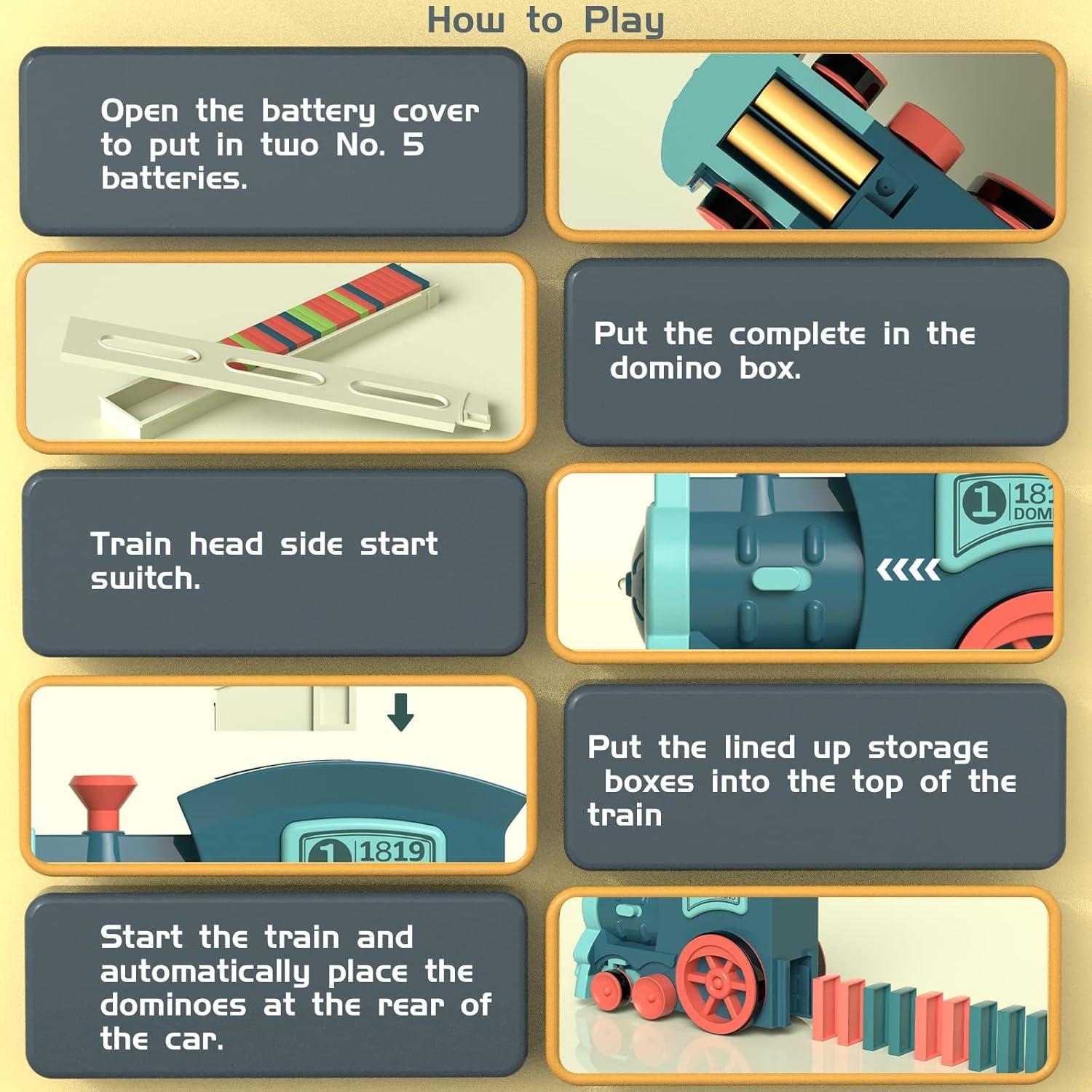 Juego de Dominó Automático PREPHY 180 Piezas 3+ Años