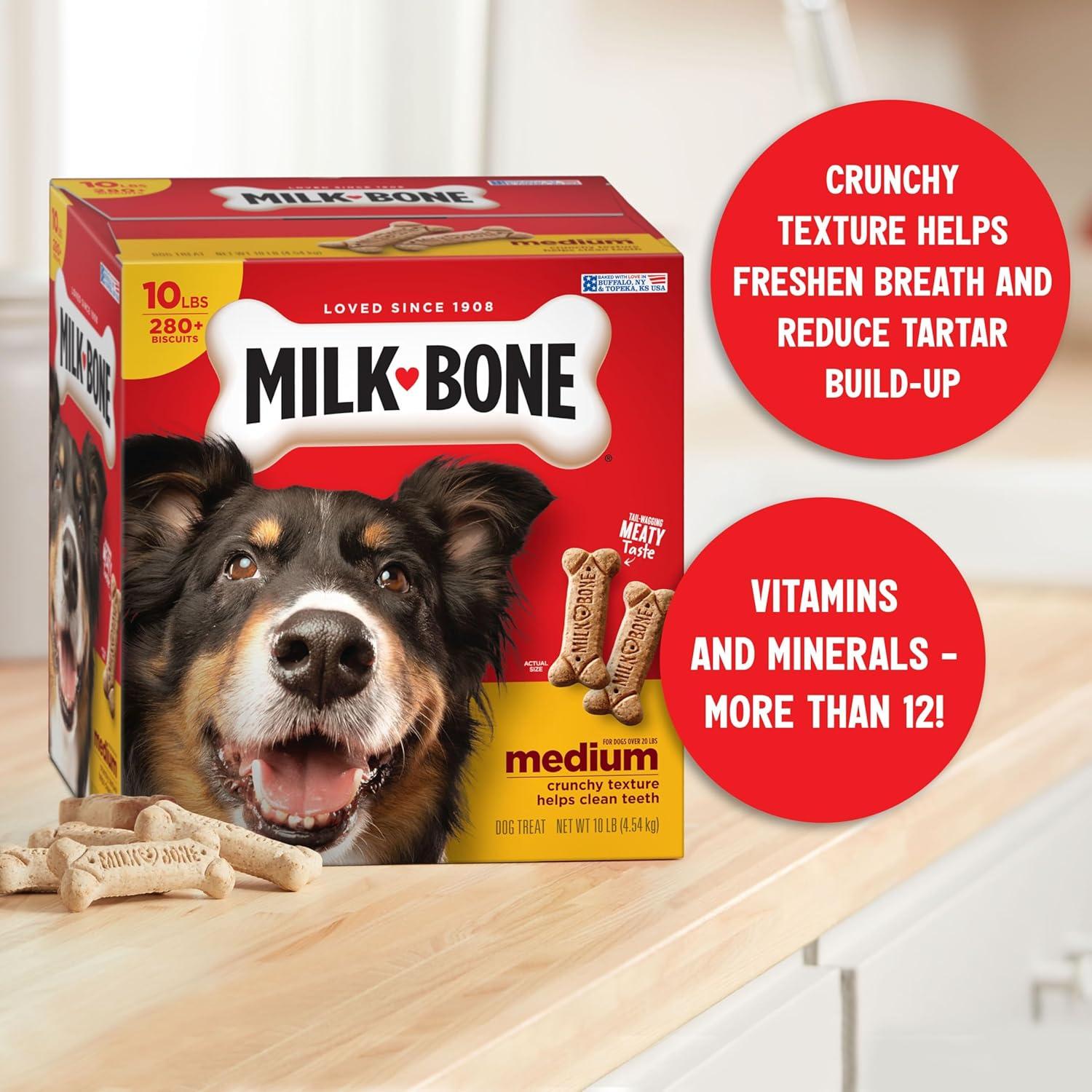 Galletas para perros Milk-Bone Original 4,54 kg medianos